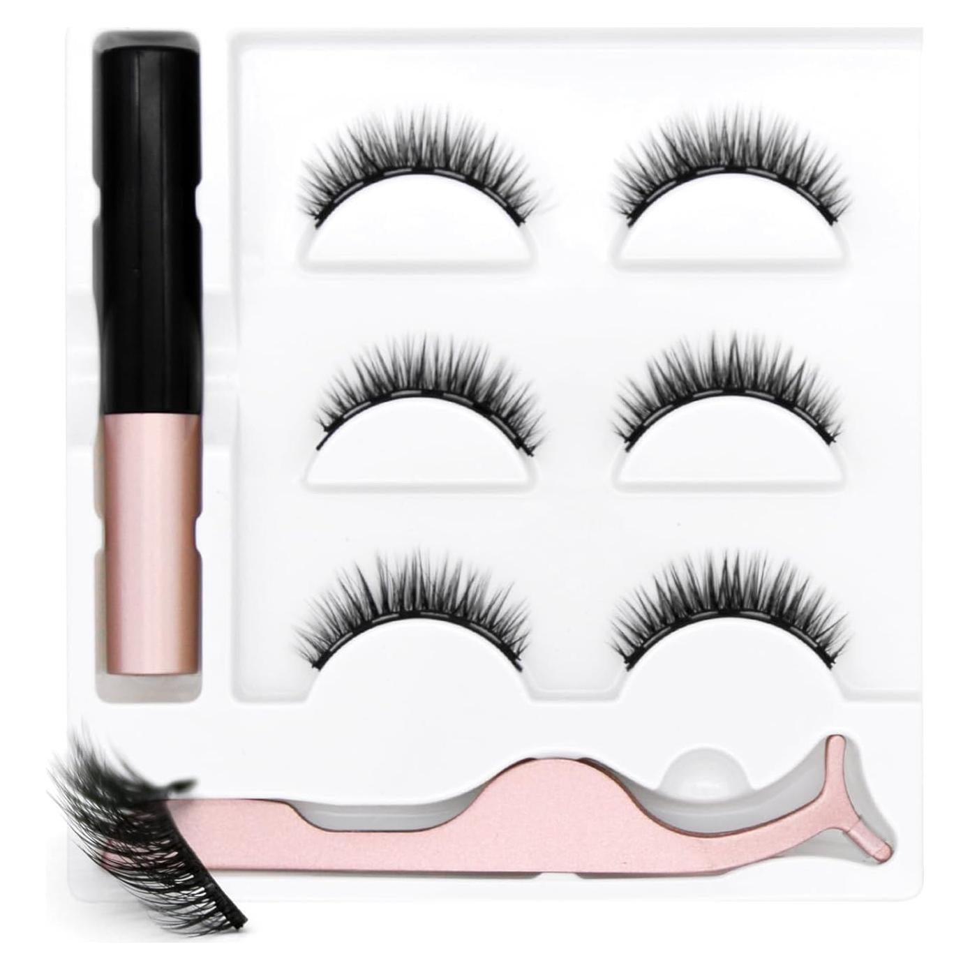 Pestañas Magnéticas Reutilizables LASHGLSO - Sin Pegamento