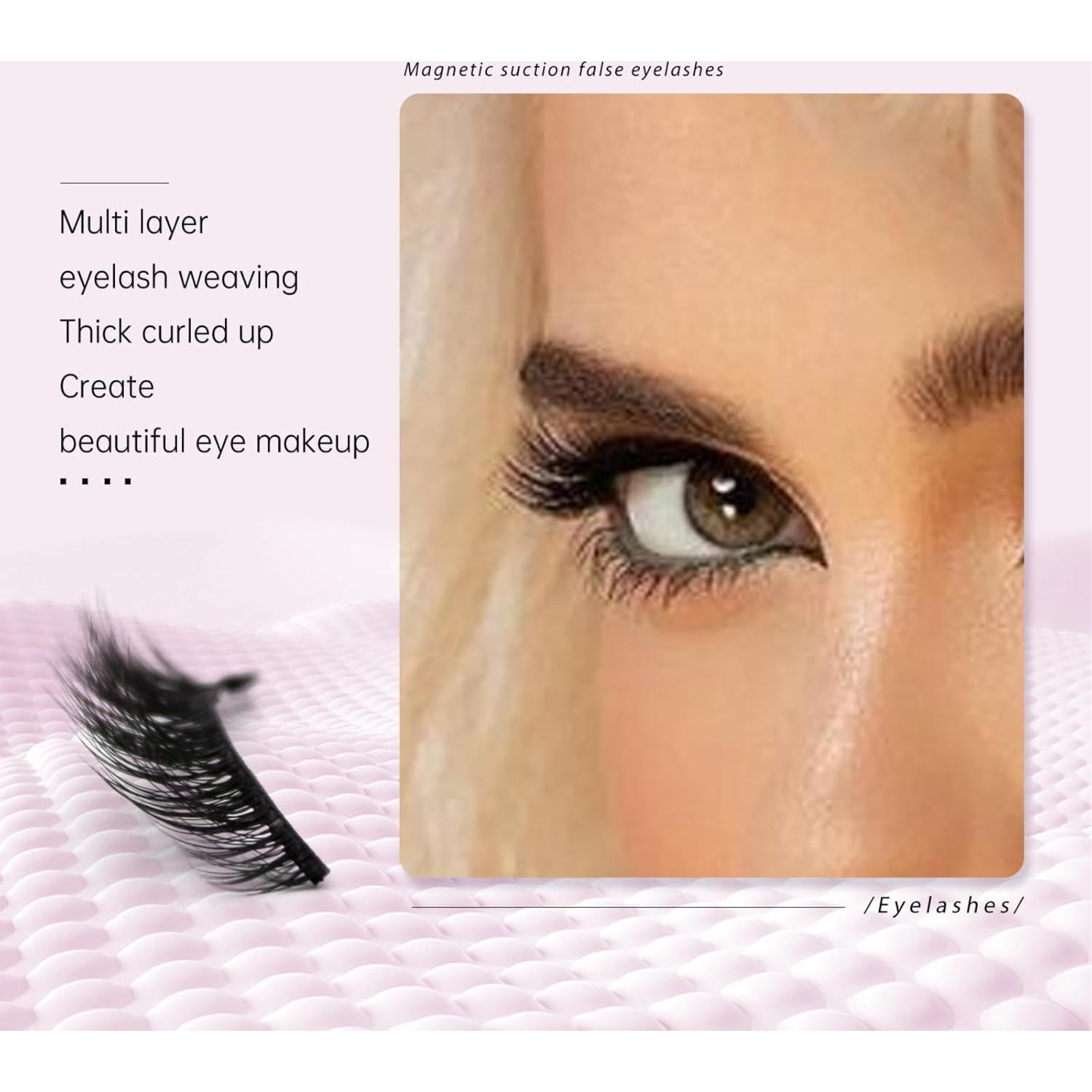 Pestañas Magnéticas Reutilizables LASHGLSO - Sin Pegamento