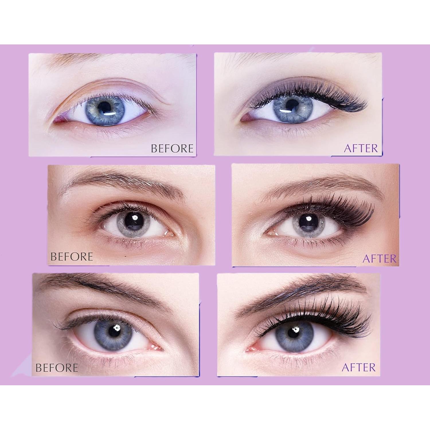 Kit de Pestañas Magnéticas Kimeyelashes con Delineador 7 Pares