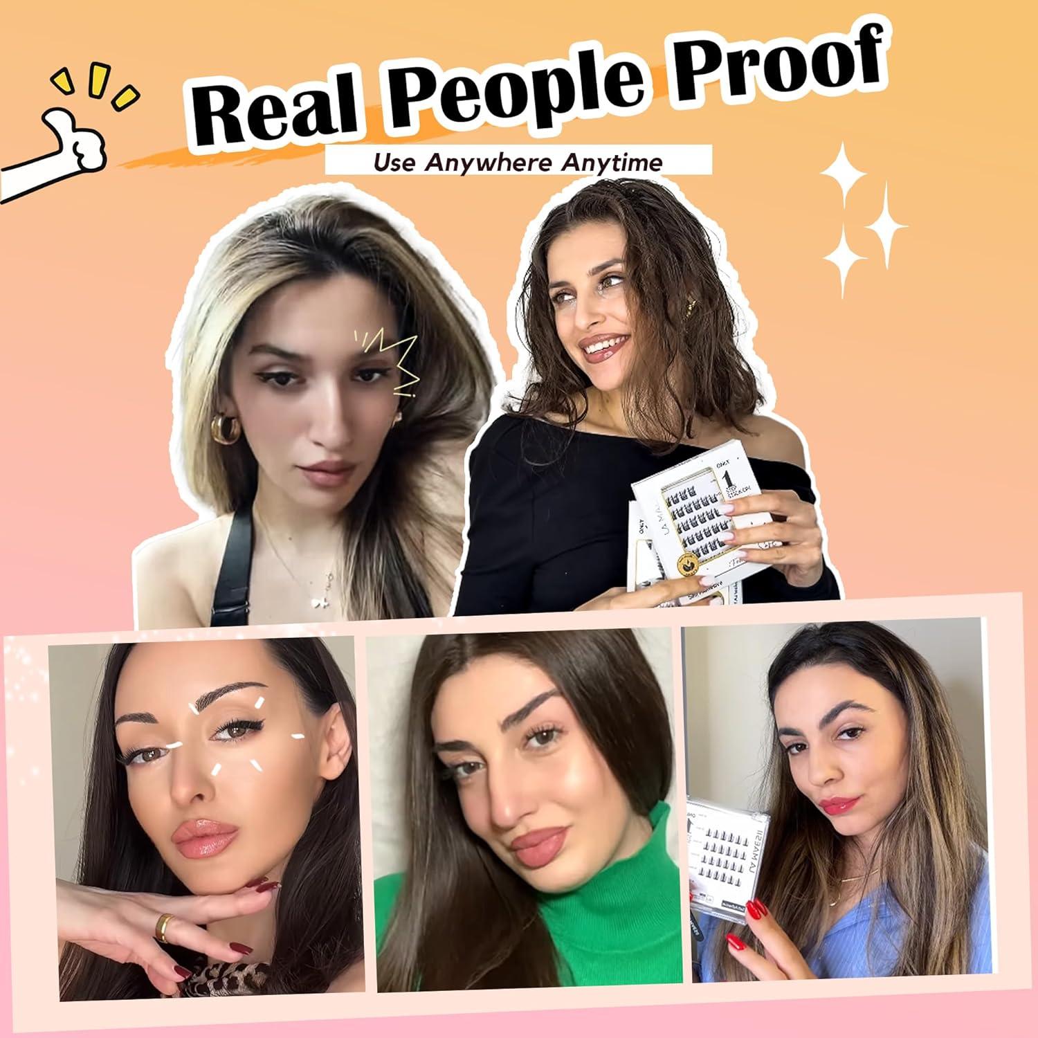 Pestañas Autoadhesivas La Maesii C Curl 10-14mm Reutilizables