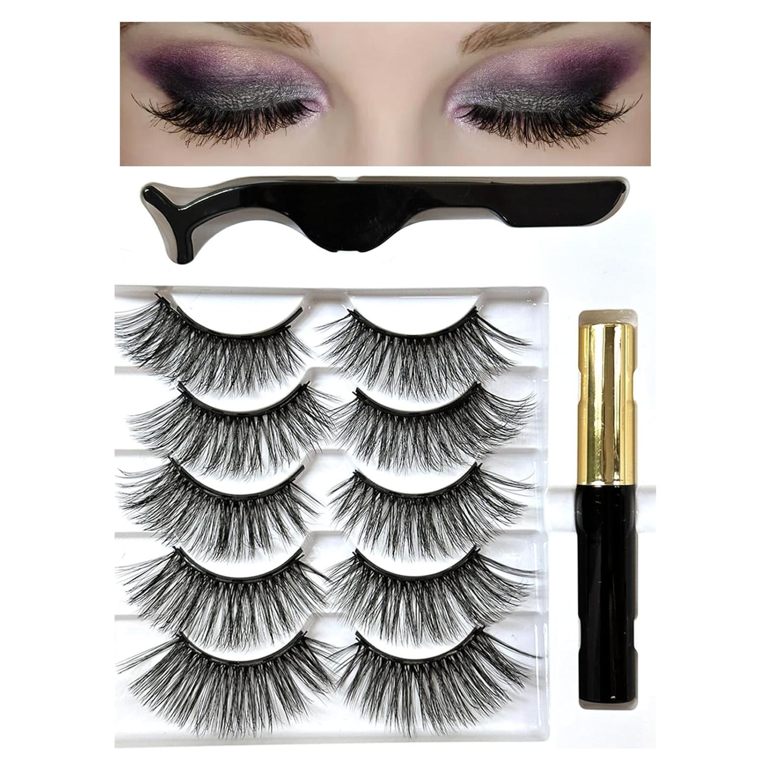 Pestañas Magnéticas Fayeerewo 18mm Ojos de Gato - 5 Pares