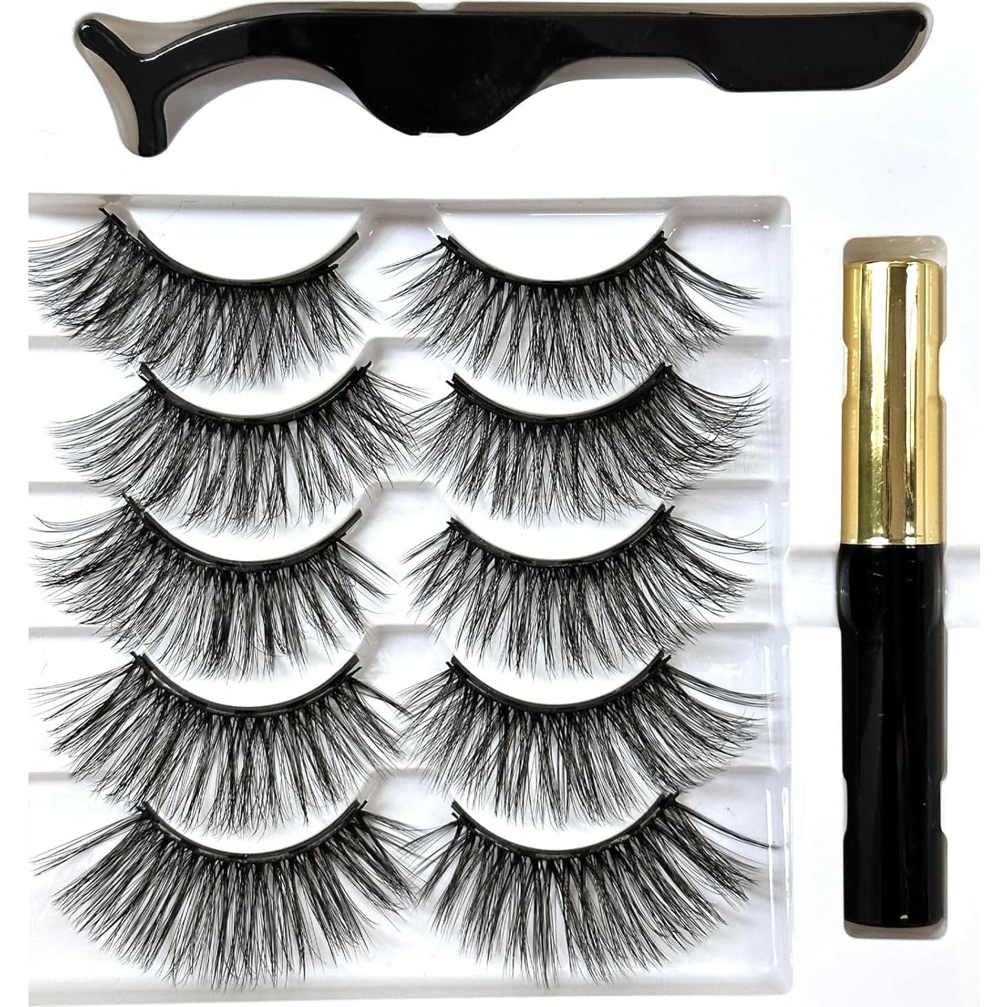 Pestañas Magnéticas Fayeerewo 18mm Ojos de Gato - 5 Pares