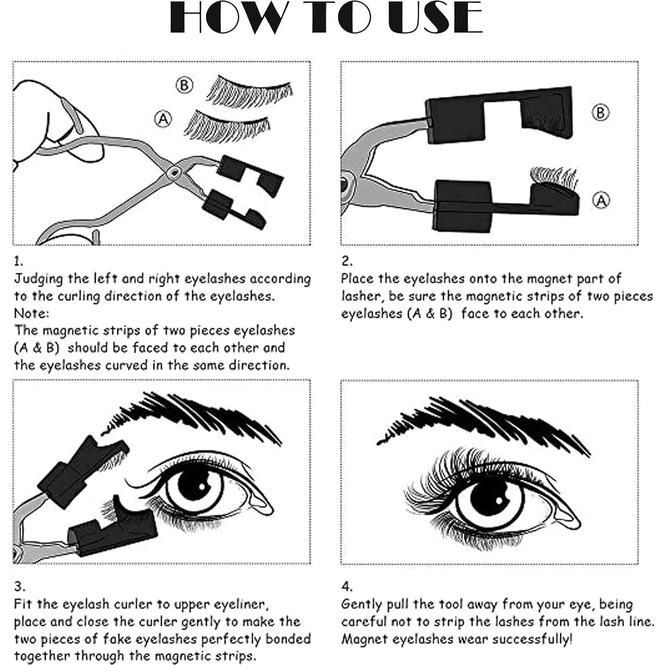 Clip Aplicador de Pestañas Magnéticas INDKOPVA - Fácil y Seguro