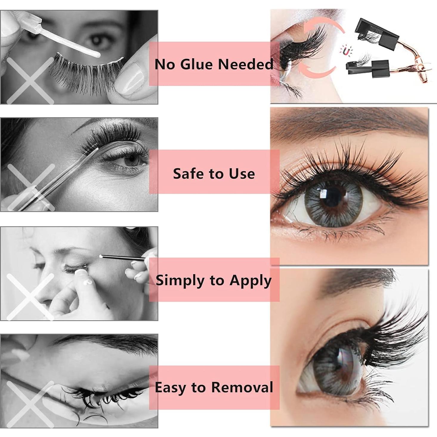 Clip Aplicador de Pestañas Magnéticas INDKOPVA - Fácil y Seguro