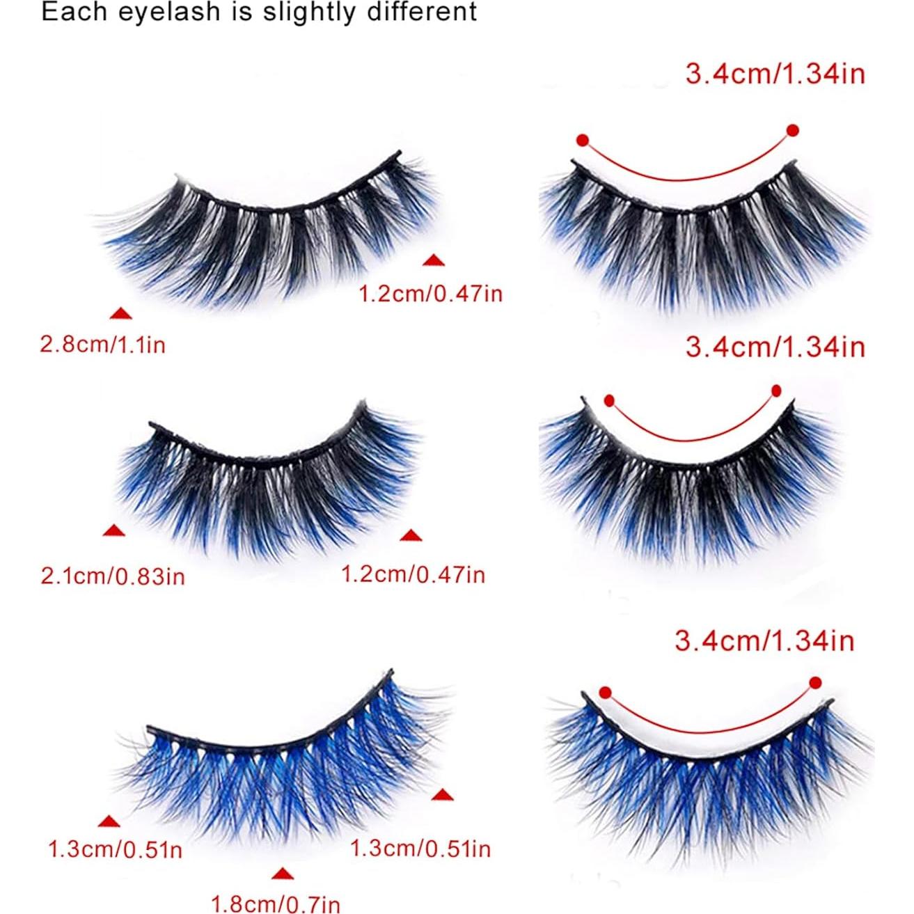 Kit de Pestañas Magnéticas 6D Miaowang con Delineador y Pinzas