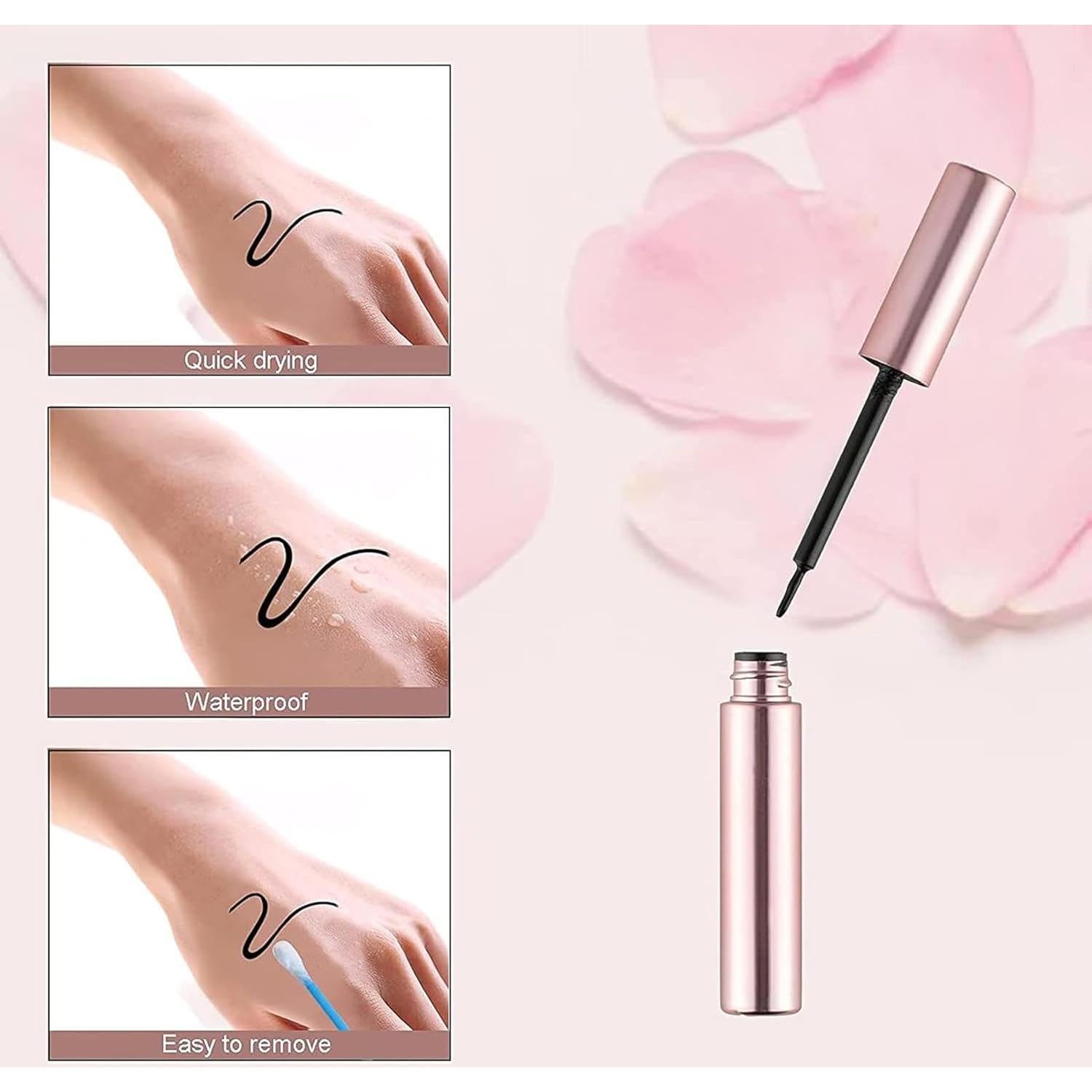 Kit de Pestañas Magnéticas 6D Miaowang con Delineador y Pinzas