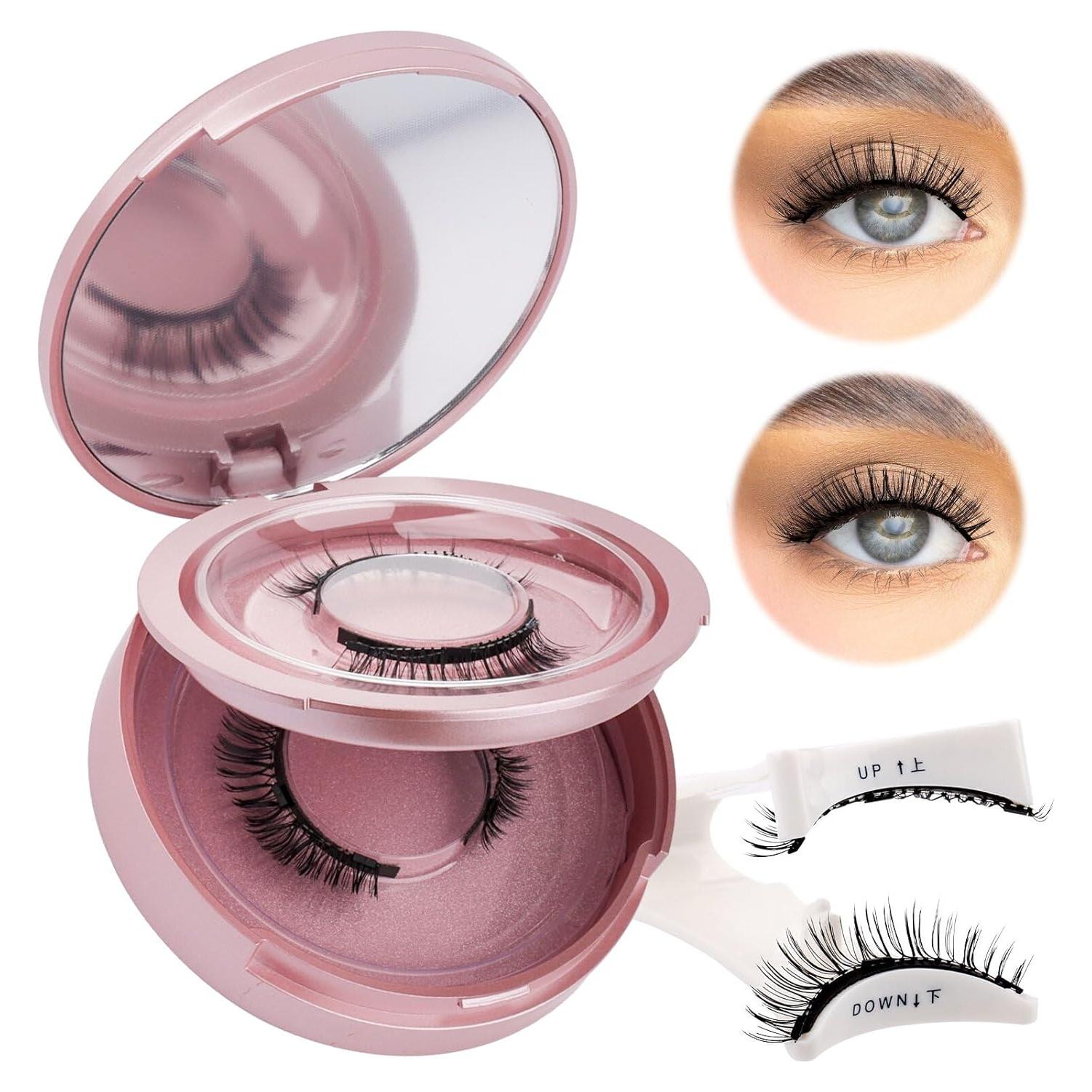 Pestañas Magnéticas FADVAN 2 Pares Reutilizables Naturales