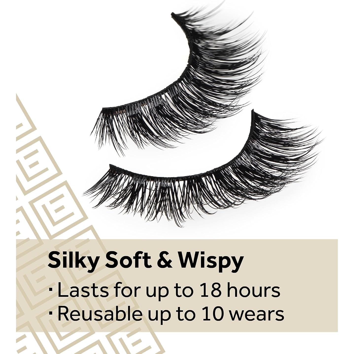 Pestañas Reutilizables Eylure Luxe Silk Marquise - 1 Par