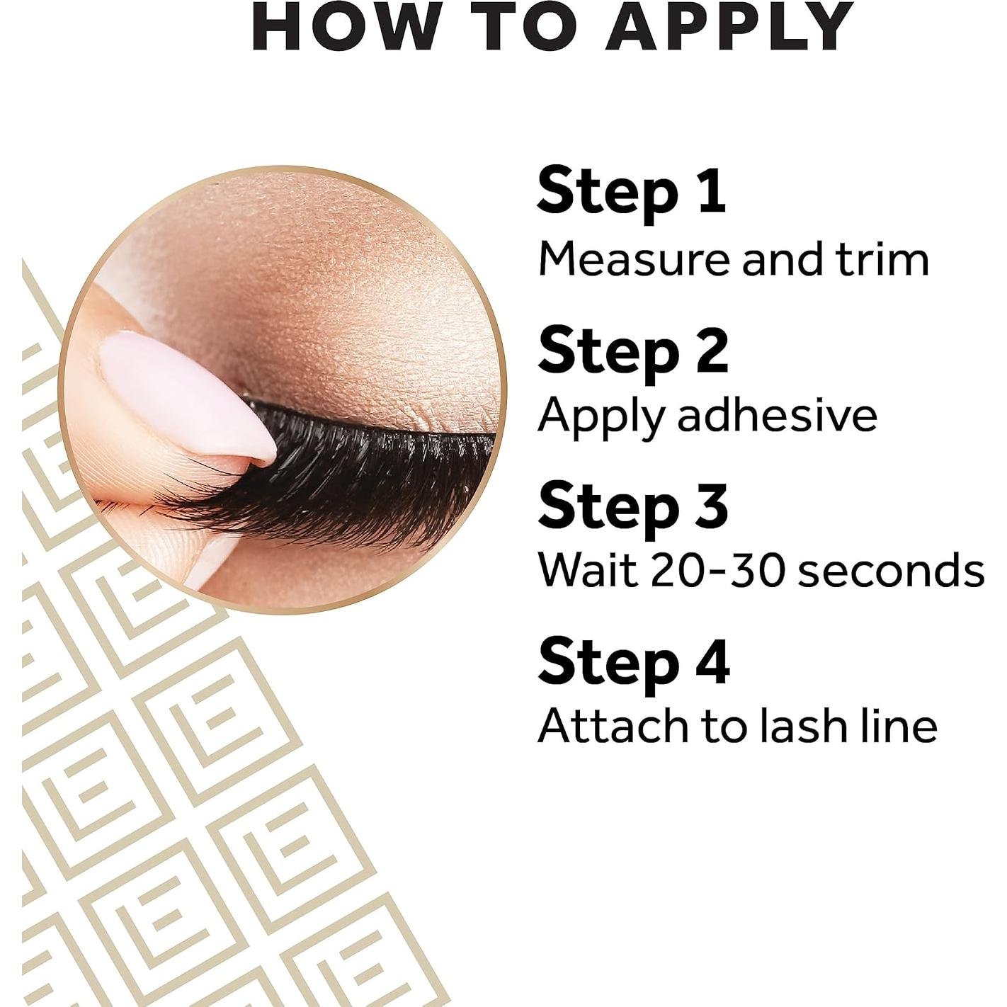 Pestañas Reutilizables Eylure Luxe Silk Marquise - 1 Par