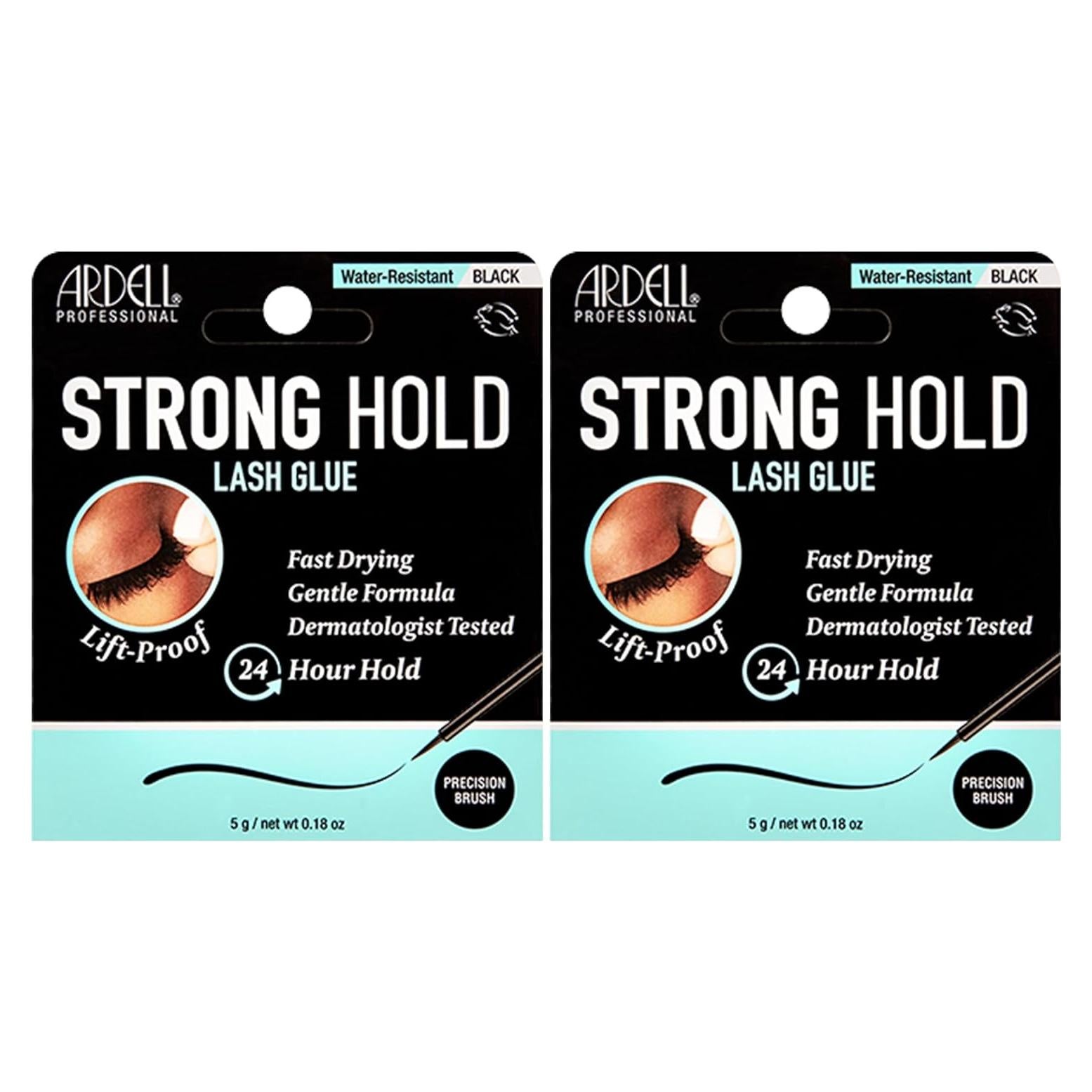 Pegamento para Pestañas Ardell Strong Hold Negro 5g - 24 Horas