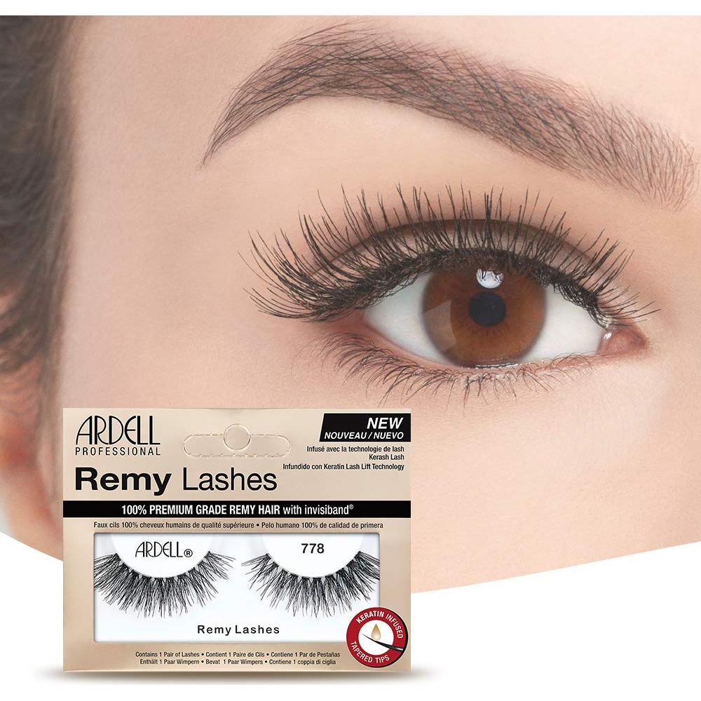 Pestañas Postizas Ardell Remy Lash 778 - 4 Pares de Cabello Humano