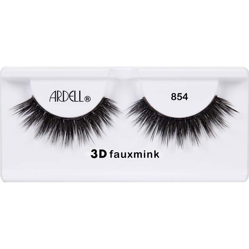 Pestañas Postizas Ardell 3D Piel Sintética 854 - 4 Pares Ultra-Esponjosas