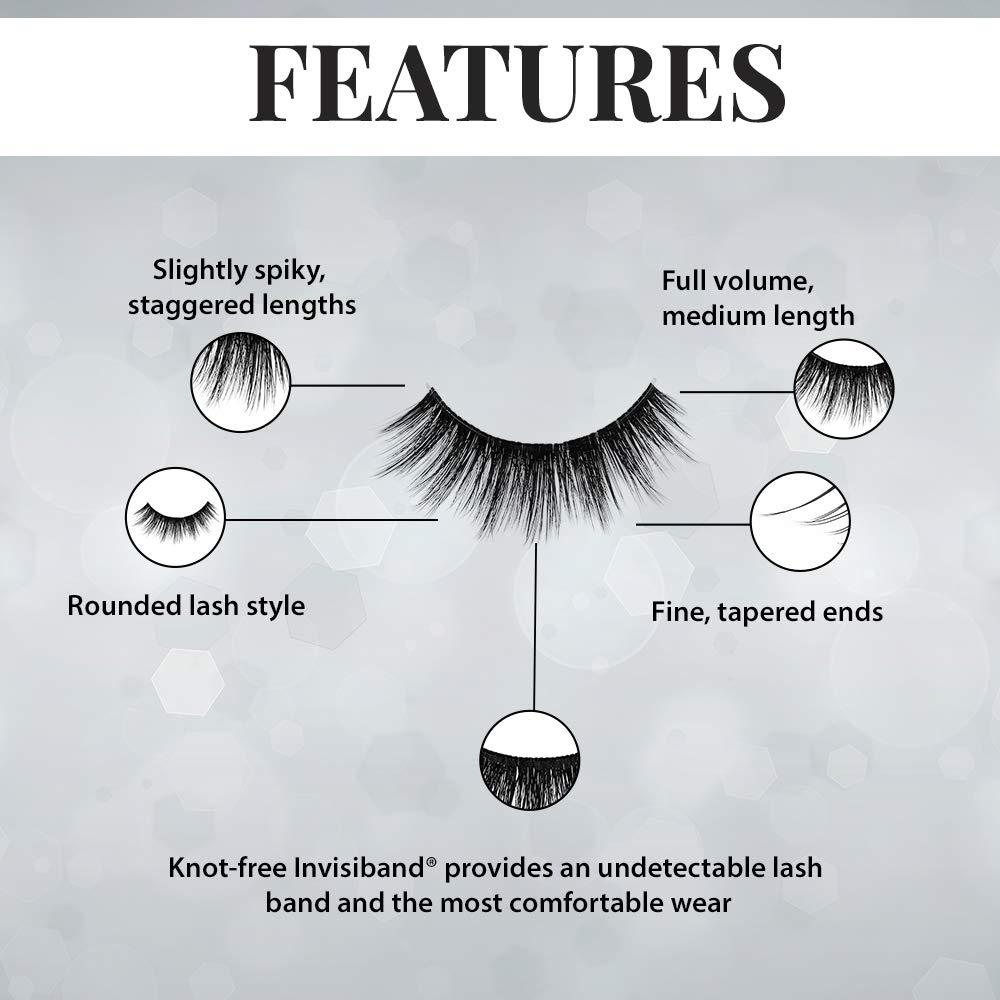 Pestañas Postizas Ardell 3D Piel Sintética 854 - 4 Pares Ultra-Esponjosas