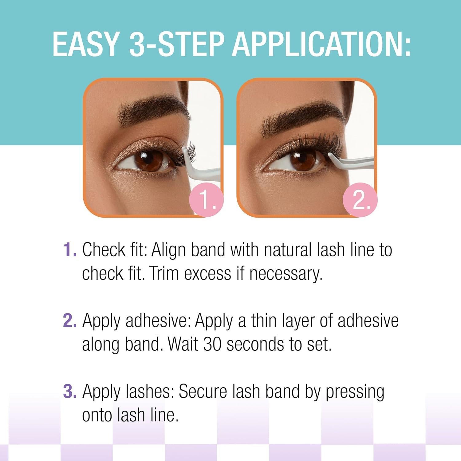 Pestañas Autoadhesivas Ardell Winks Joya - Volumen Completo