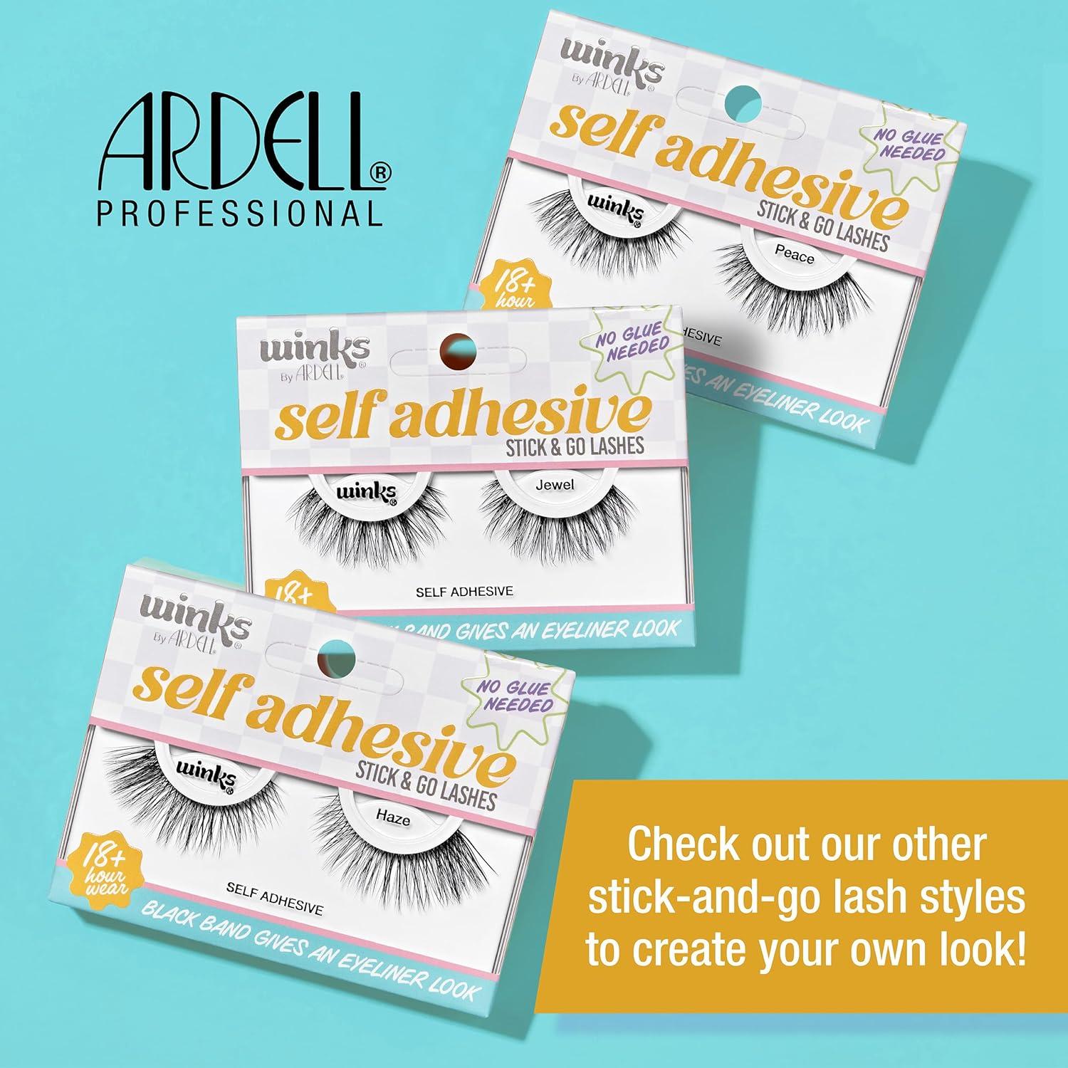 Pestañas Autoadhesivas Ardell Winks Joya - Volumen Completo