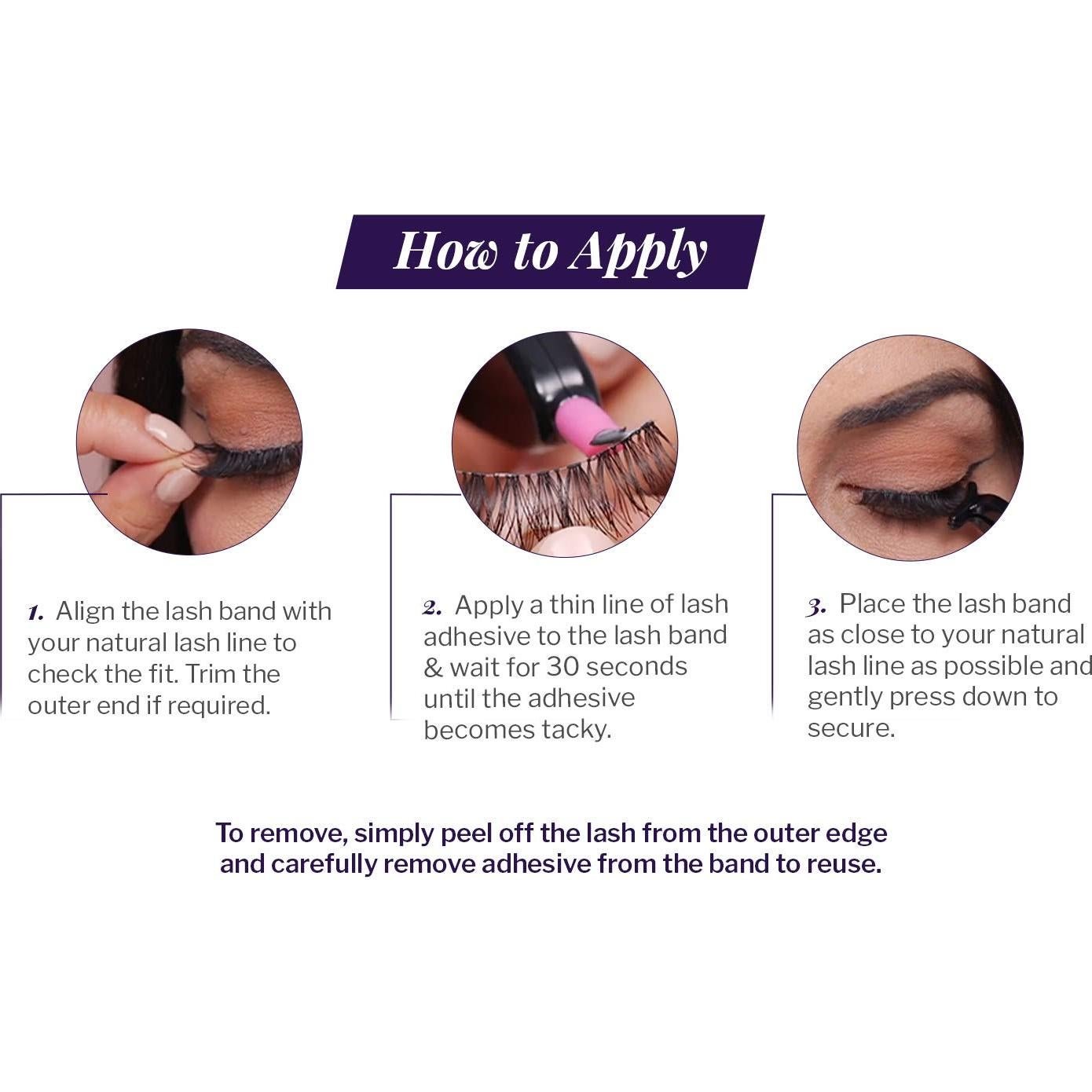 Pestañas Falsas Ardell Extensión FX L Curl - Paquete de 4