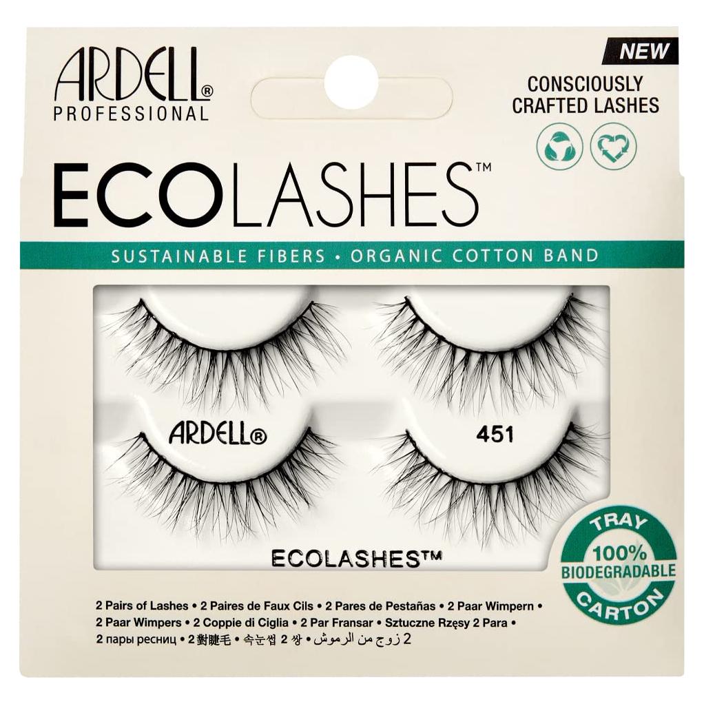 Pestañas Postizas Ardell Eco Lashes 451 - 2 Pares Veganas