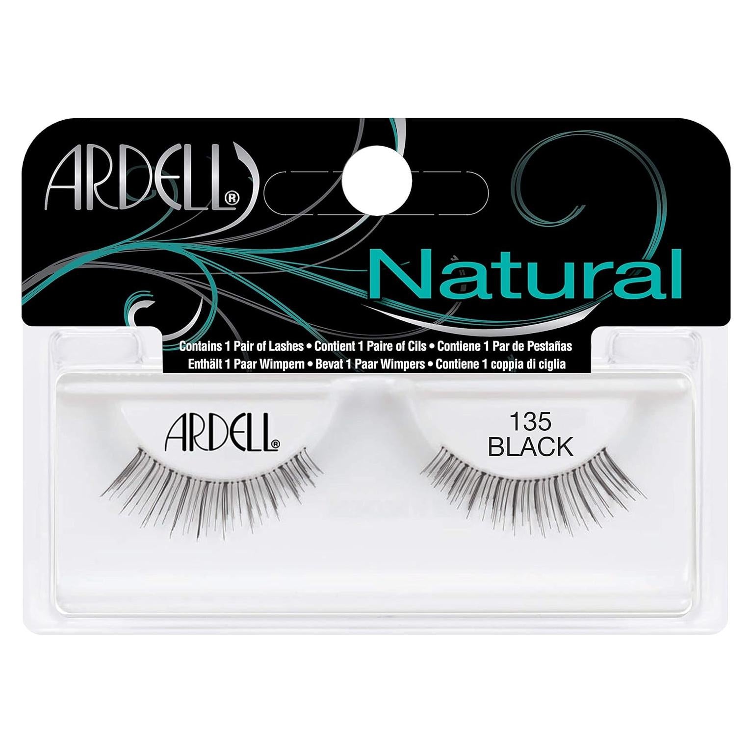 Pestañas Ligeras Reutilizables Ardel 135 Negros - A Prueba de Agua