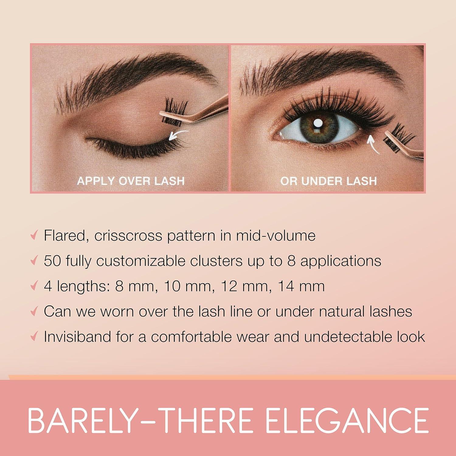 Pestañas Individuales Ardell Naked Clusters 437 - 50 Piezas