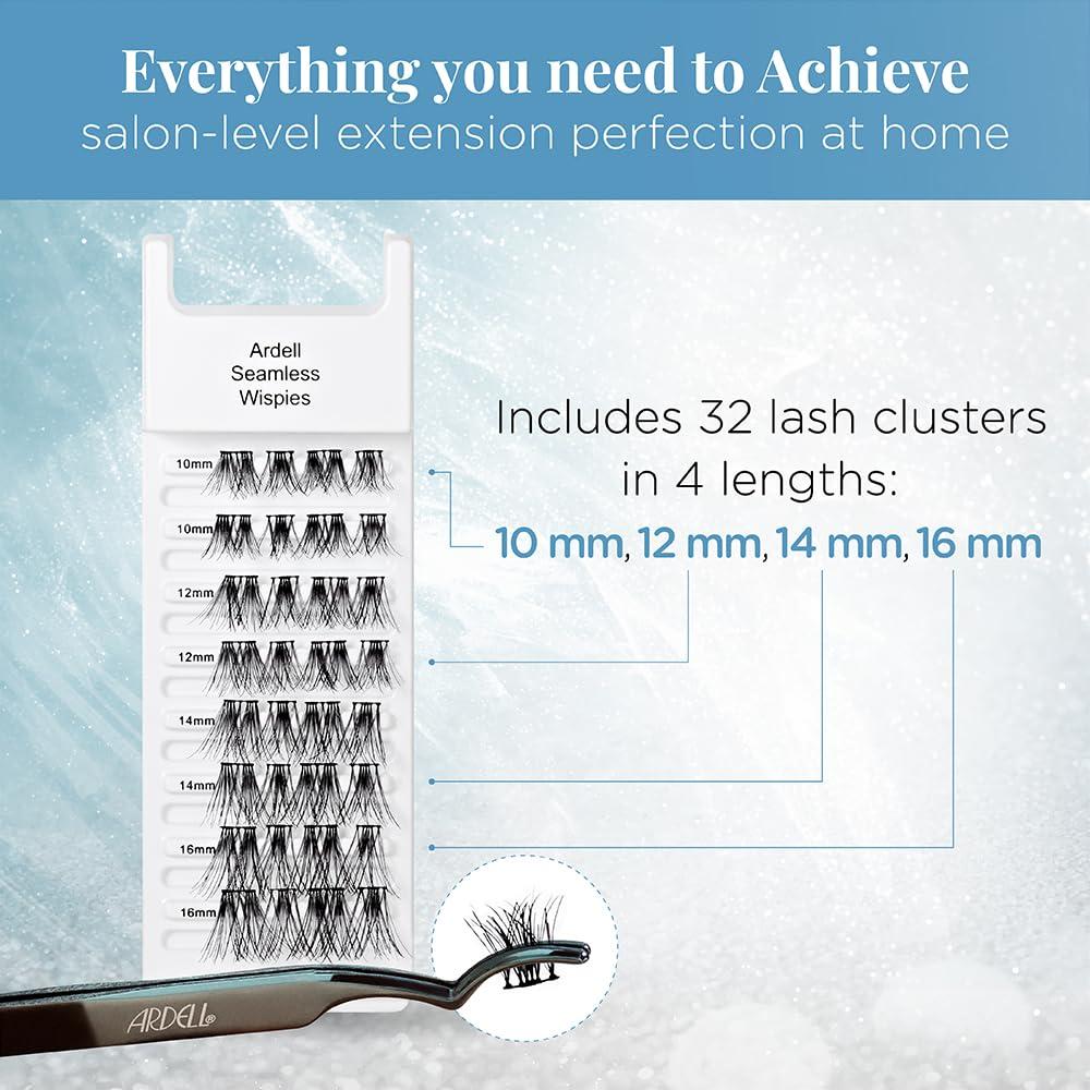 Kit de Recarga de Extensiones de Pestañas Ardell Wispies - 32 Clústeres Personalizables