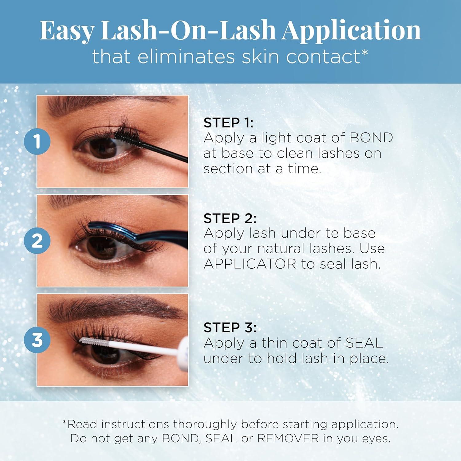 Kit de Recarga de Extensiones de Pestañas Ardell Wispies - 32 Clústeres Personalizables