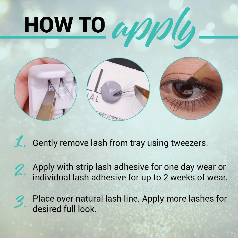 Pestañas Postizas Ardell Soft Touch Trios Negras Medianas 4 Pzas