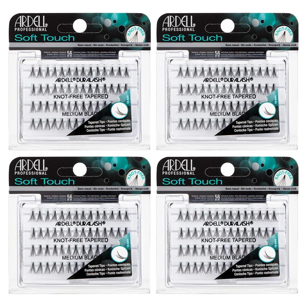 Pestañas Individuales Ardell Soft Touch Negras Medias Sin Nudos
