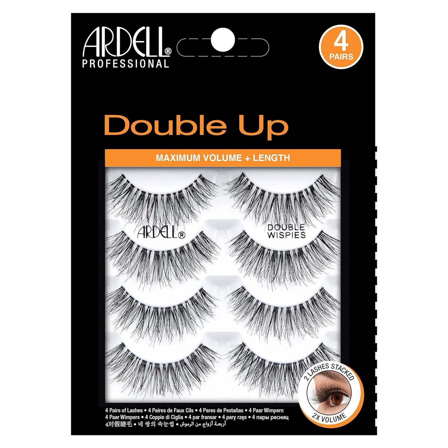 Pestañas Postizas Ardell Double Up 113 - 4 Pares Volumen