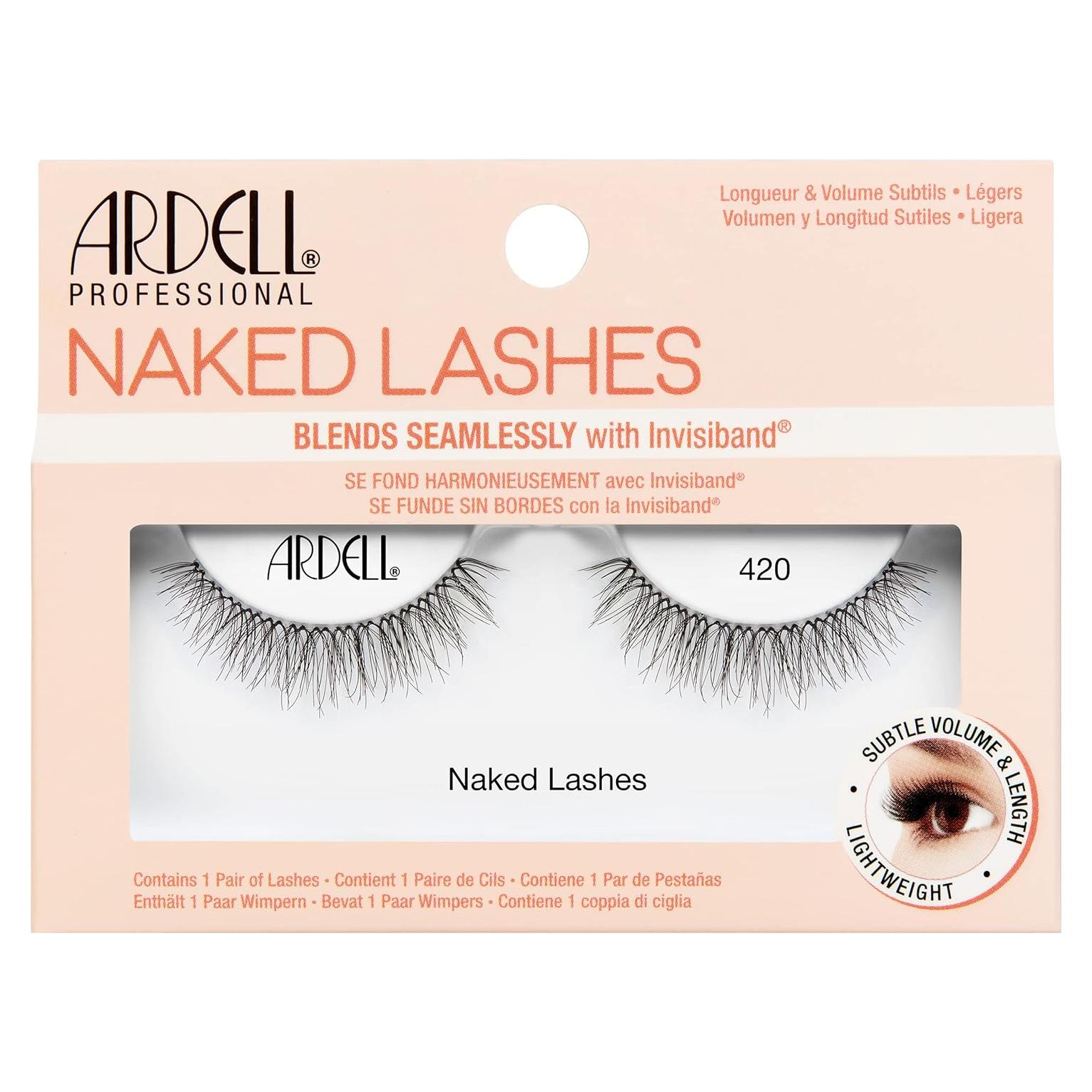 Pestañas Postizas Ardell Naked Lashes 420 - Volumen Sutil