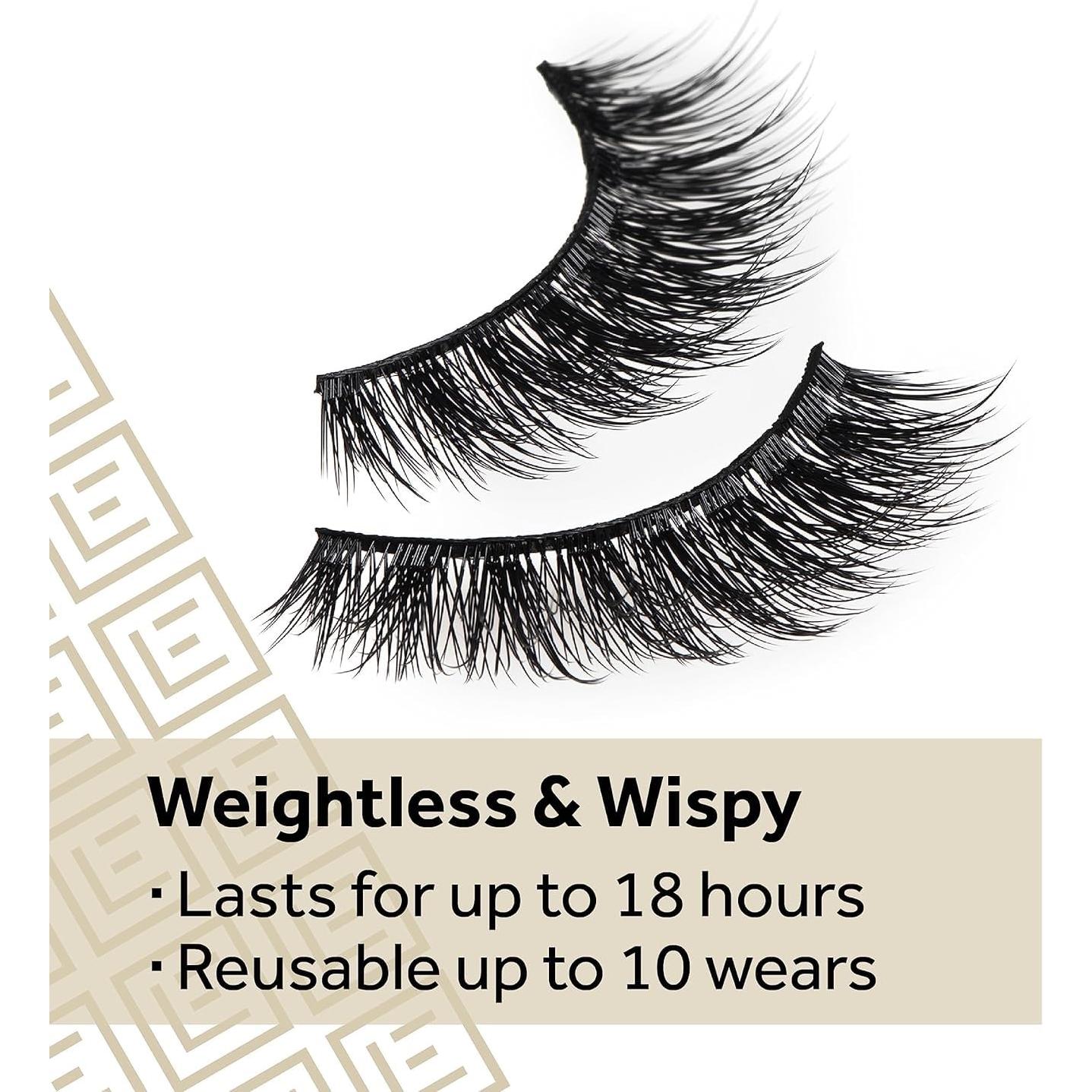 Pestañas Postizas Eylure Luxe Seda Marquise 3 Pares Negro