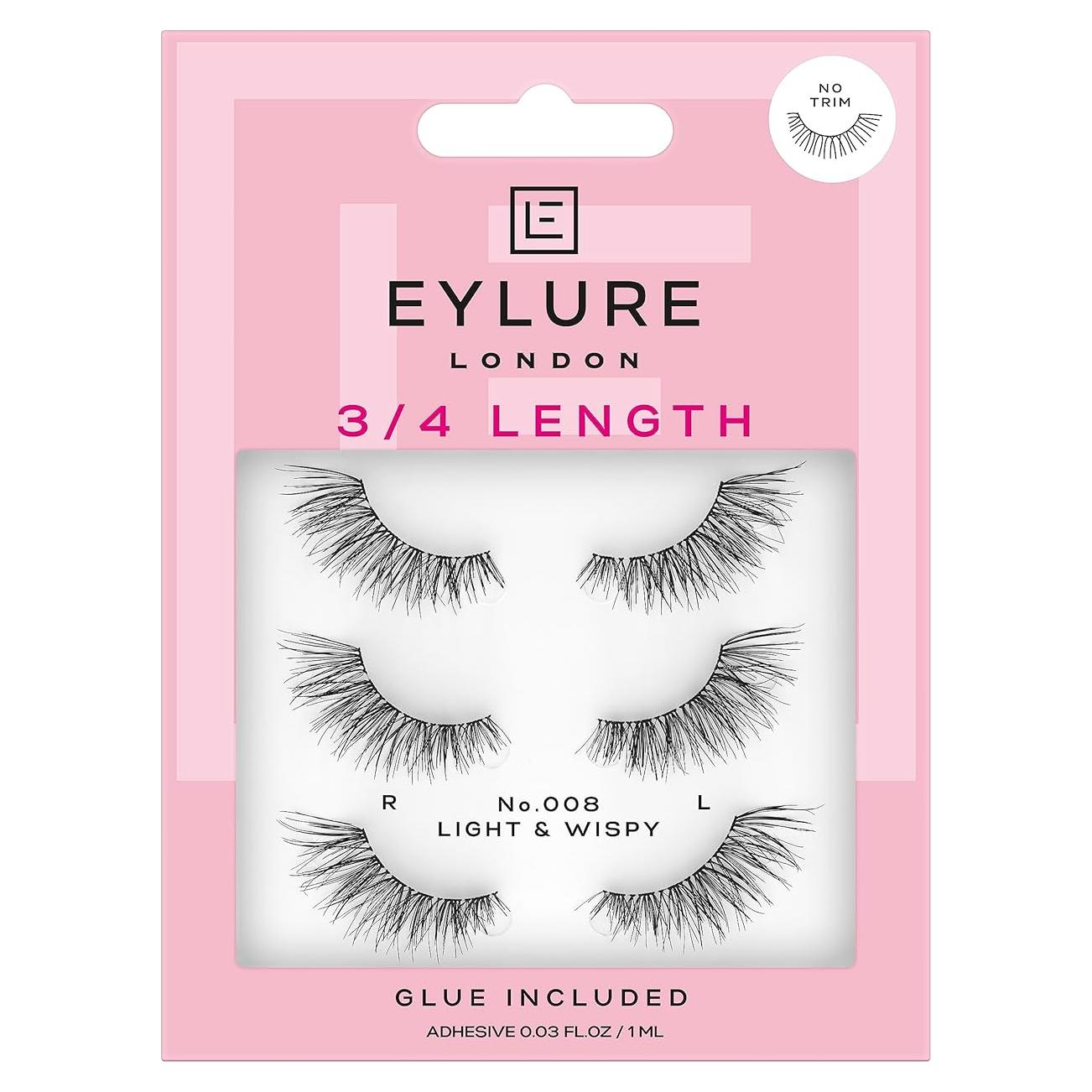 Pestañas Eylure Fluttery Light 008 Reutilizables 3/4