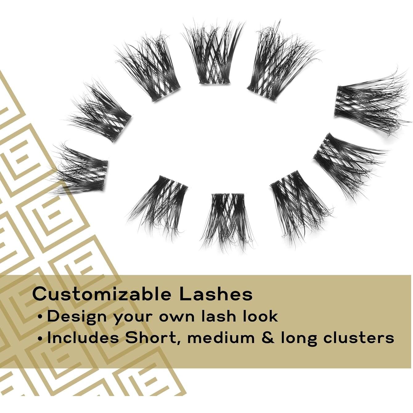 Pestañas Eylure Luxe Faux Mink Mega Volume 10-14mm