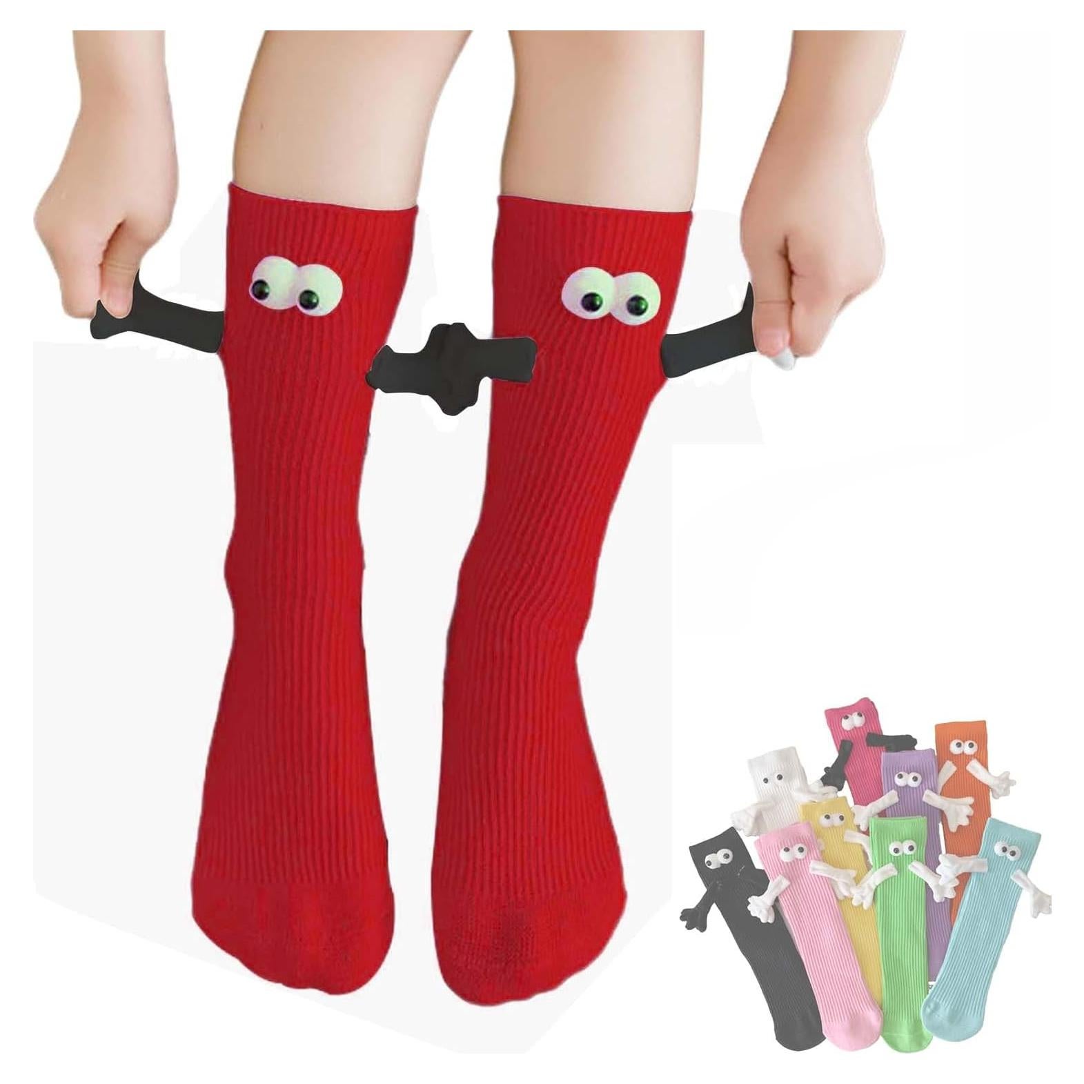 Calcetines Magnéticos ARTISM Rojo Mano Sostenida 28 cm