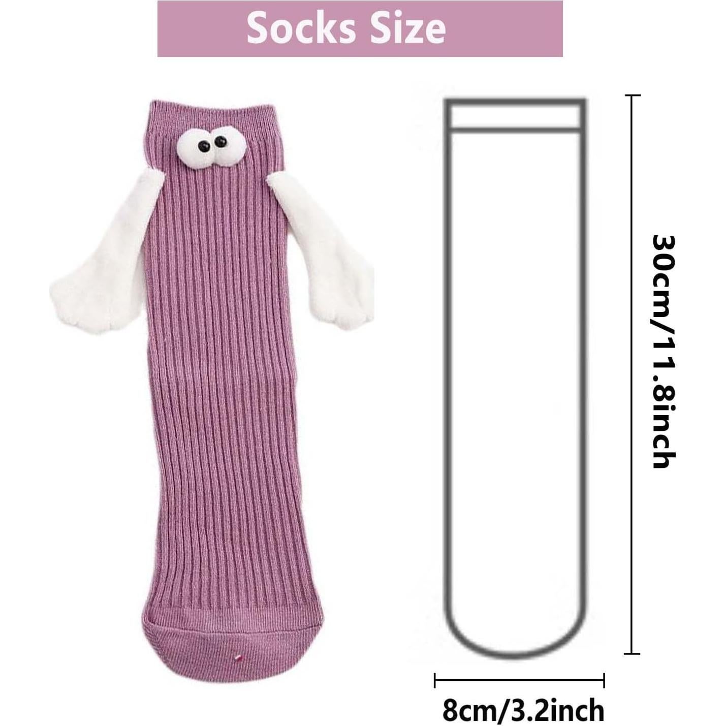 Calcetines Magnéticos ARTISM Rojo Mano Sostenida 28 cm