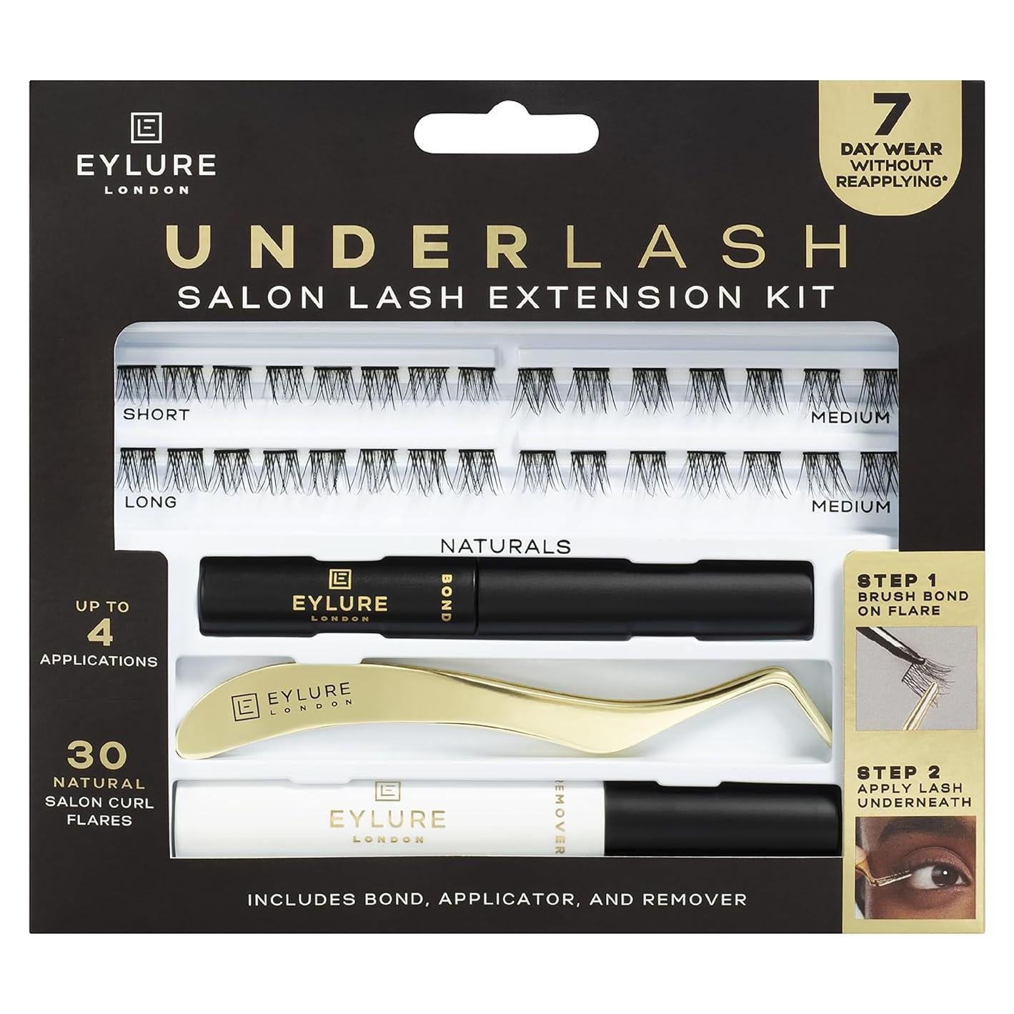 Kit de Extensión de Pestañas Eylure Naturals 30 Destellos