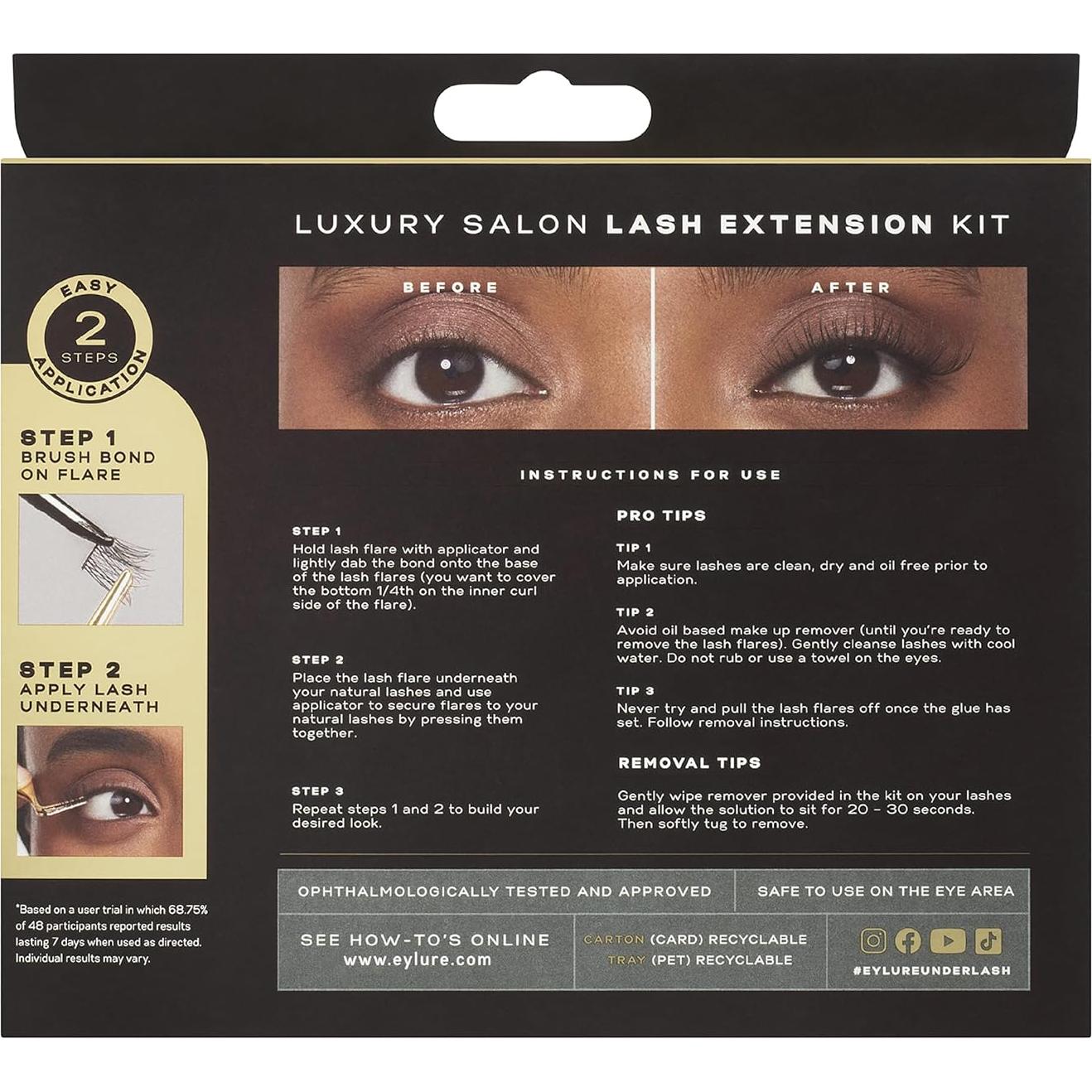 Kit de Extensión de Pestañas Eylure Naturals 30 Destellos