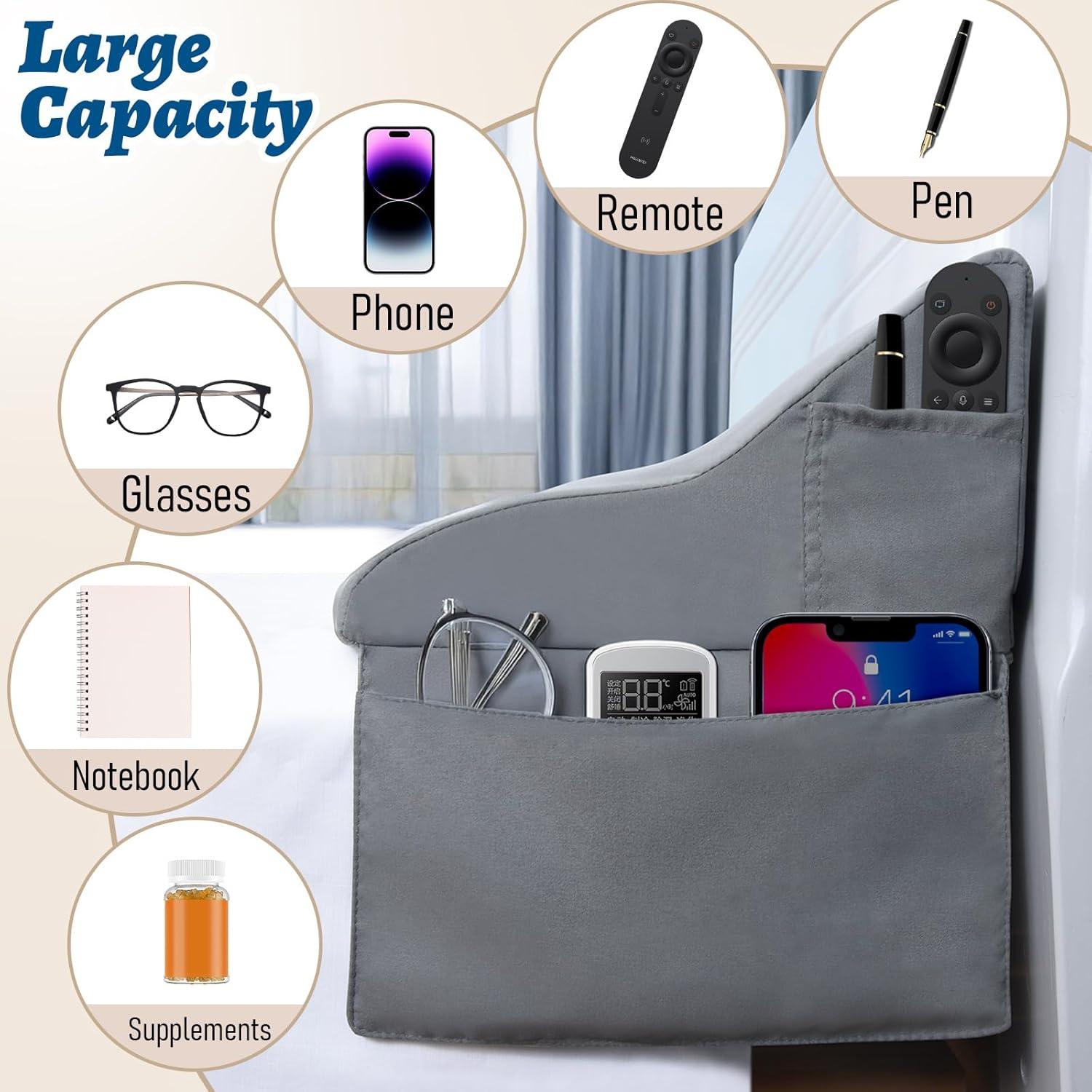 Cojín en Cuña Queen Selectico Gris con Funda Lavable