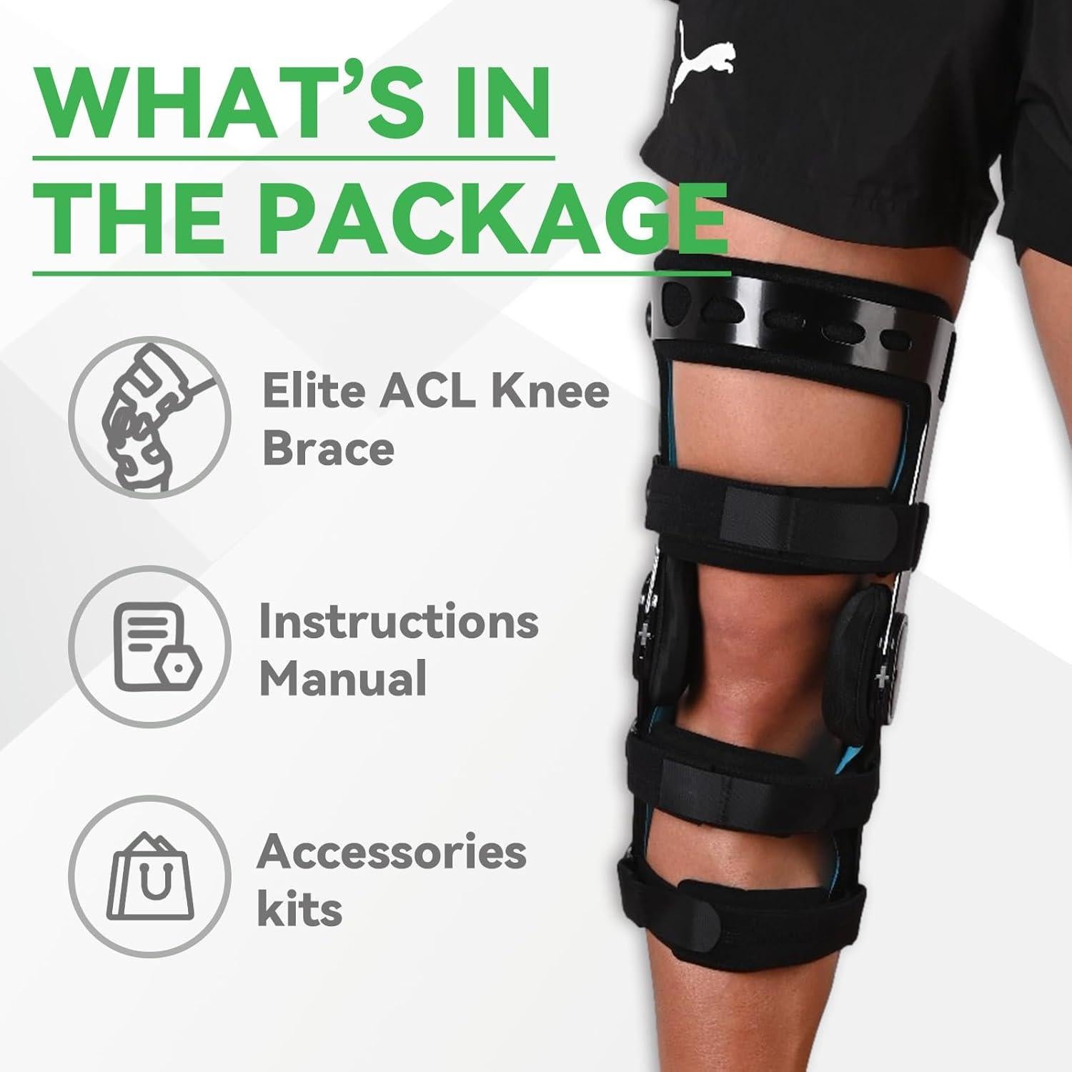 Férula de Rodilla Orthomen ACL Pequeña Izquierda para Lesiones