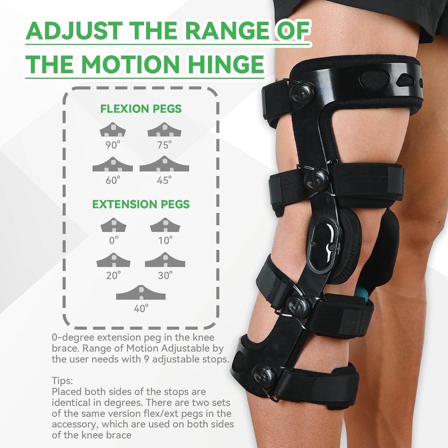 Férula de Rodilla Orthomen ACL Pequeña Izquierda para Lesiones