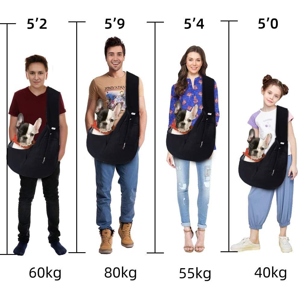 Bolsa Transportín para Mascotas Pequeñas FDJASGY Negra