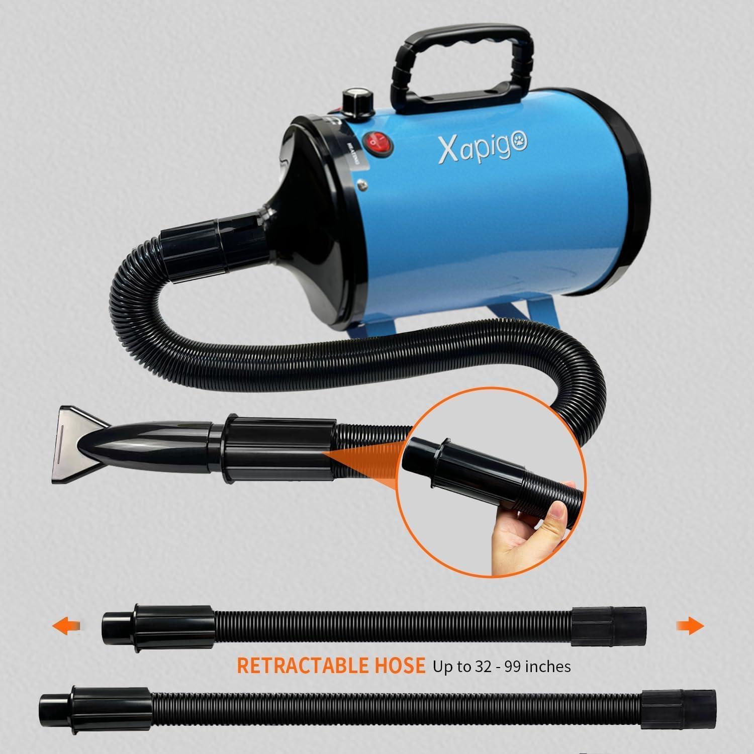 Secador de Pelo para Perros Xapigo YC-001 con 4 Boquillas