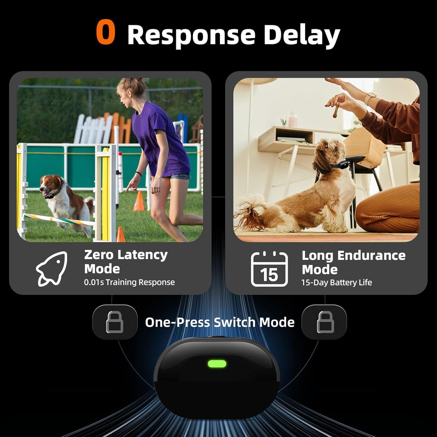 Collar de Choque para Perros Chicos Chupolik 900X 198 Niveles