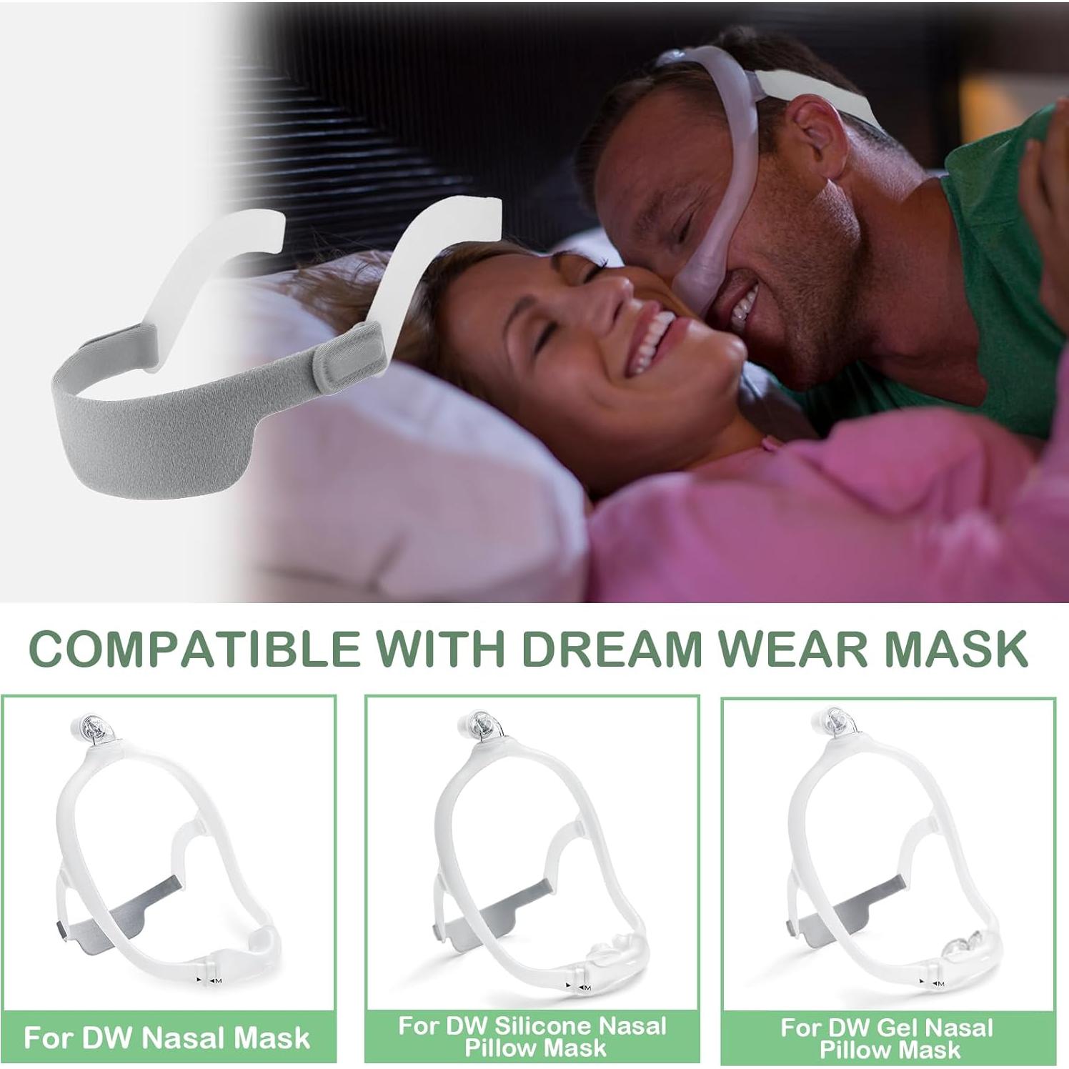 Cabezal CPAP Ajustable JFHNMLW para Airfit N30i y P30i - 2 Piezas