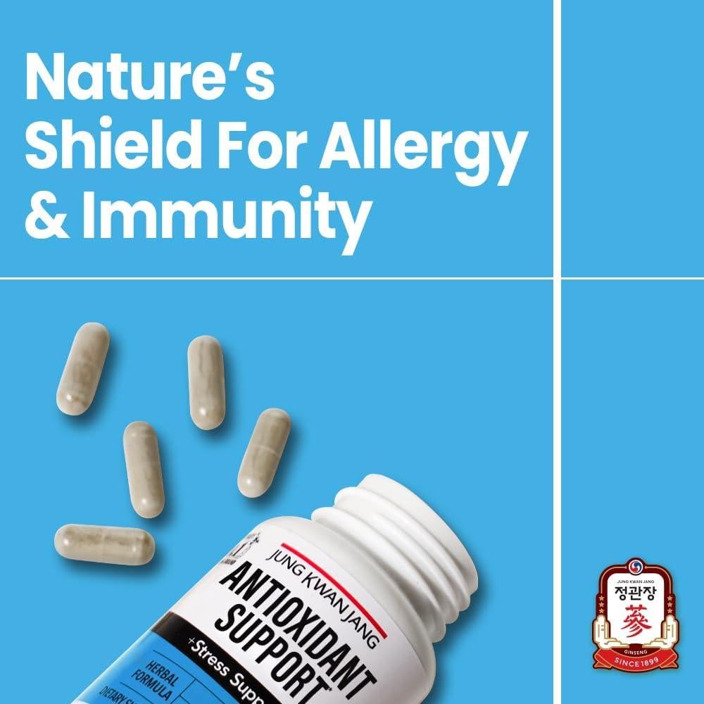 Mezcla Antioxidante JungKwanJang - 30 Cápsulas con Ginseng