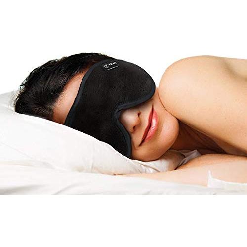 Máscara de Sueño 3D Dream Essentials con Tapones y Bolsa - Negro