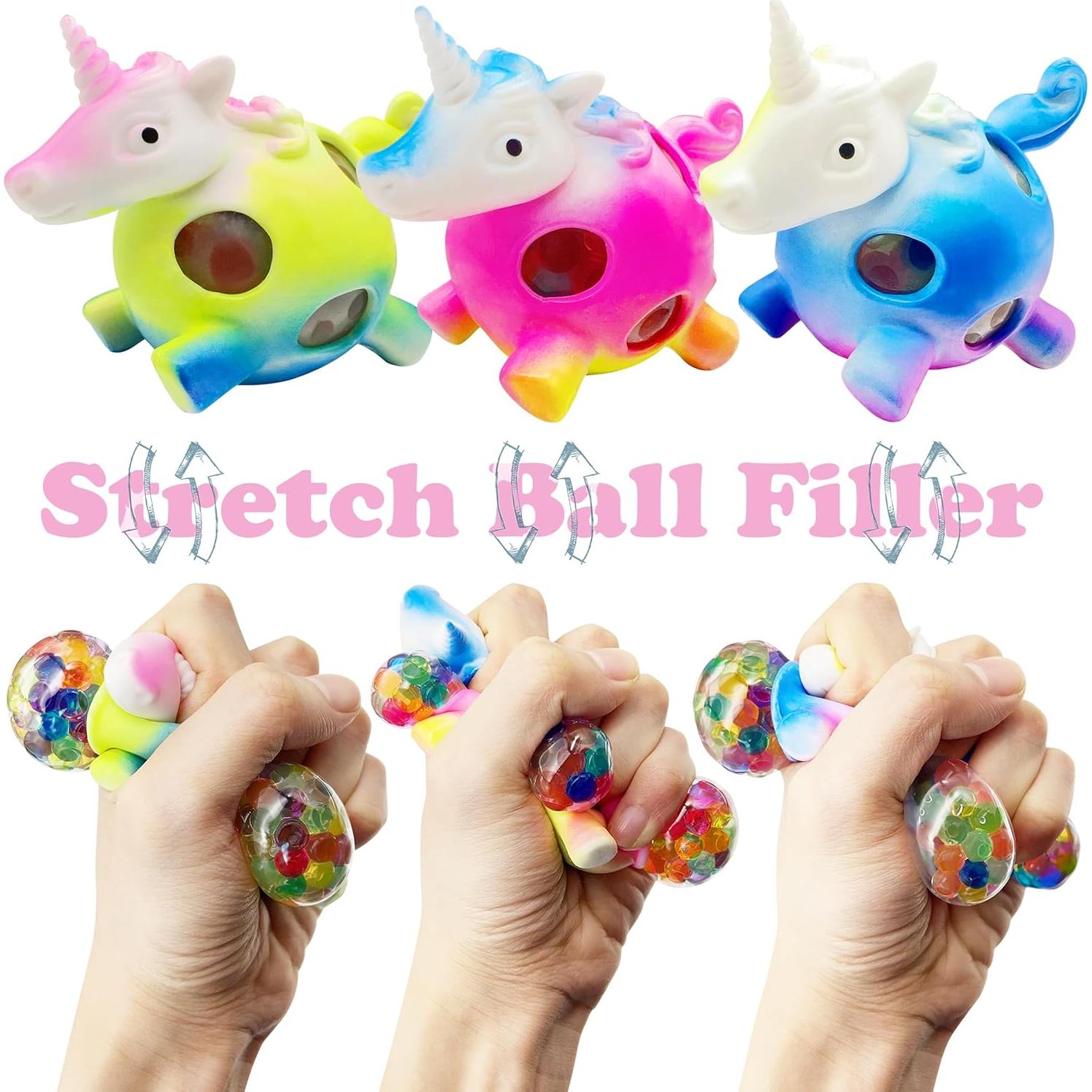 Bolas de Estrés ZTATU Unicornio 3PCS - Alivio Portátil
