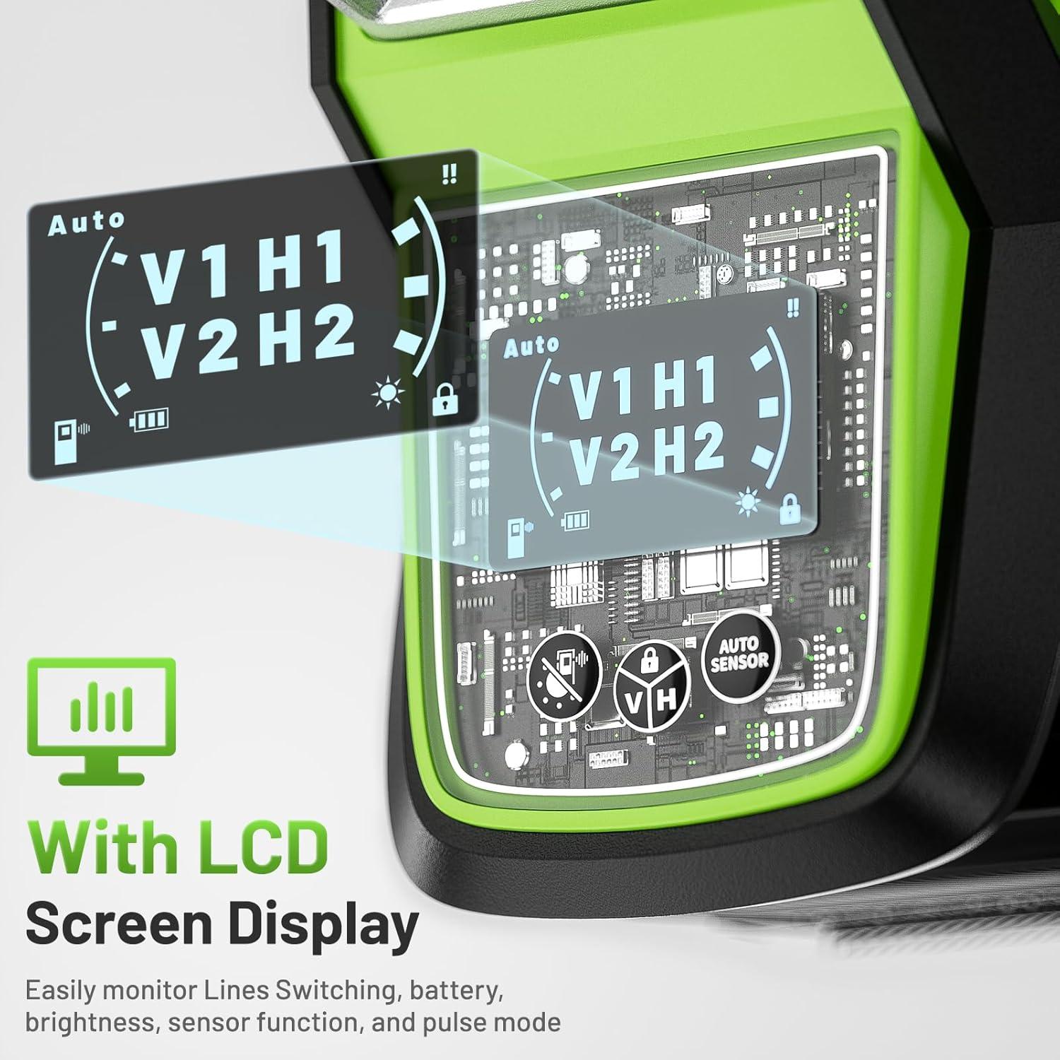 Nivel Láser Huepar 360 Autonivelante Verde 4D HX04CG