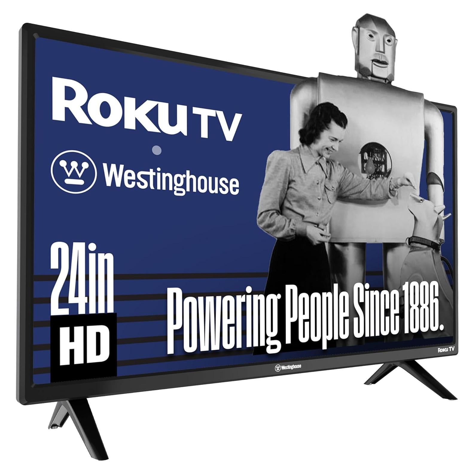 Televisor LED Westinghouse 24" HD Roku Wi-Fi Alexa Google