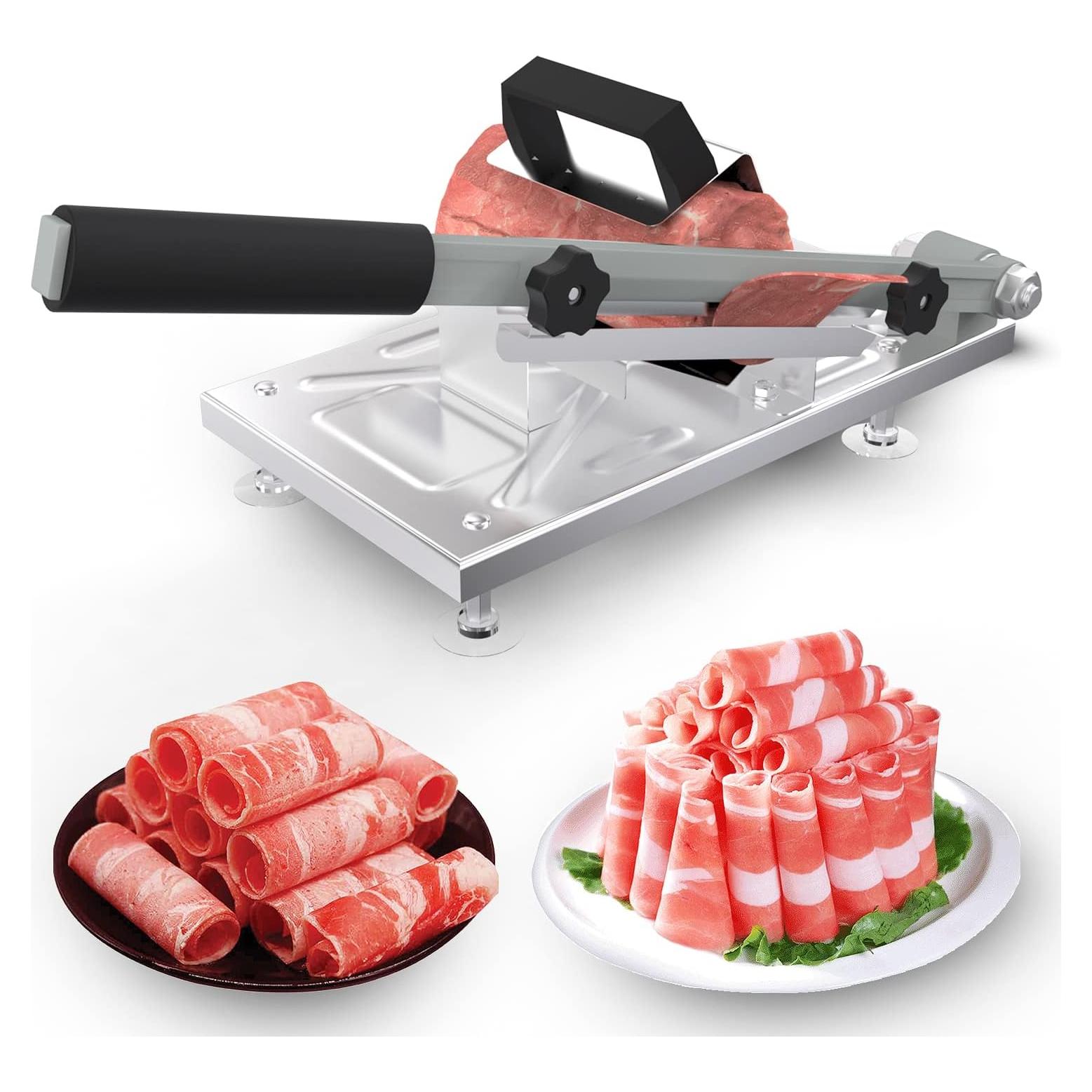 Cortadora Manual de Carne Koconic Acero Inoxidable 200mm