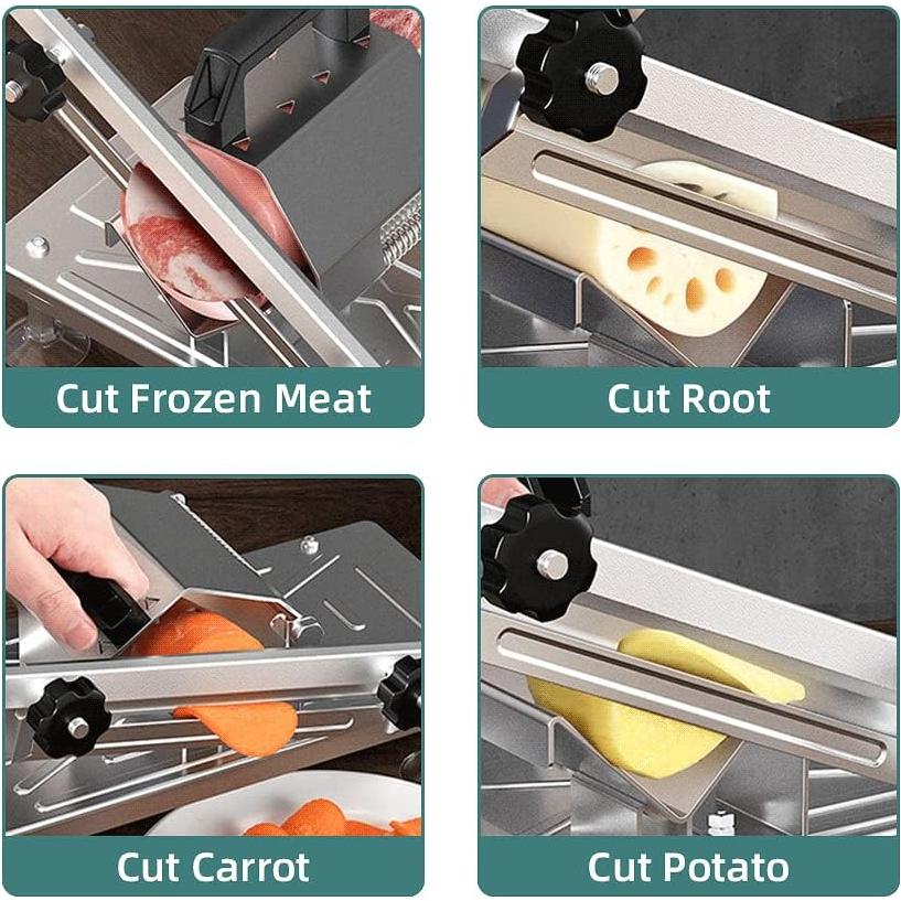 Cortadora Manual de Carne Koconic Acero Inoxidable 200mm